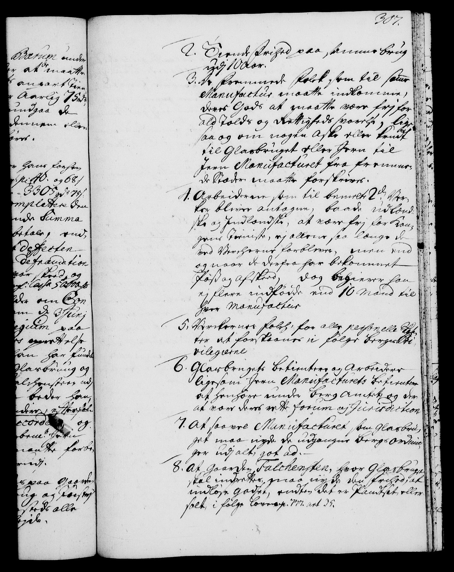 Rentekammeret, Kammerkanselliet, RA/EA-3111/G/Gh/Gha/L0013: Norsk ekstraktmemorialprotokoll (merket RK 53.58), 1731, p. 307