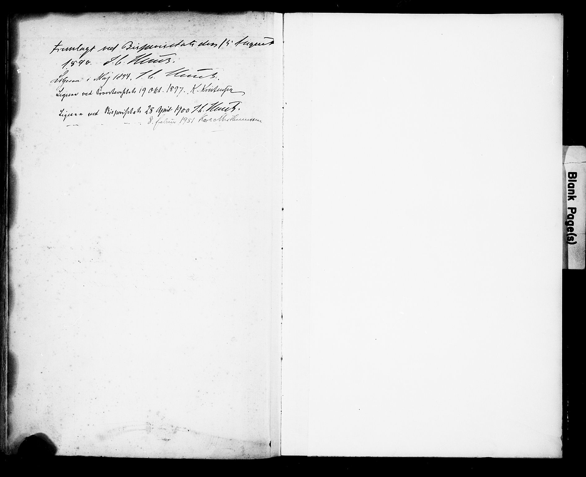 Domkirken sokneprestkontor, SAST/A-101812/001/30/30BA/L0030: Parish register (official) no. A 29, 1889-1902
