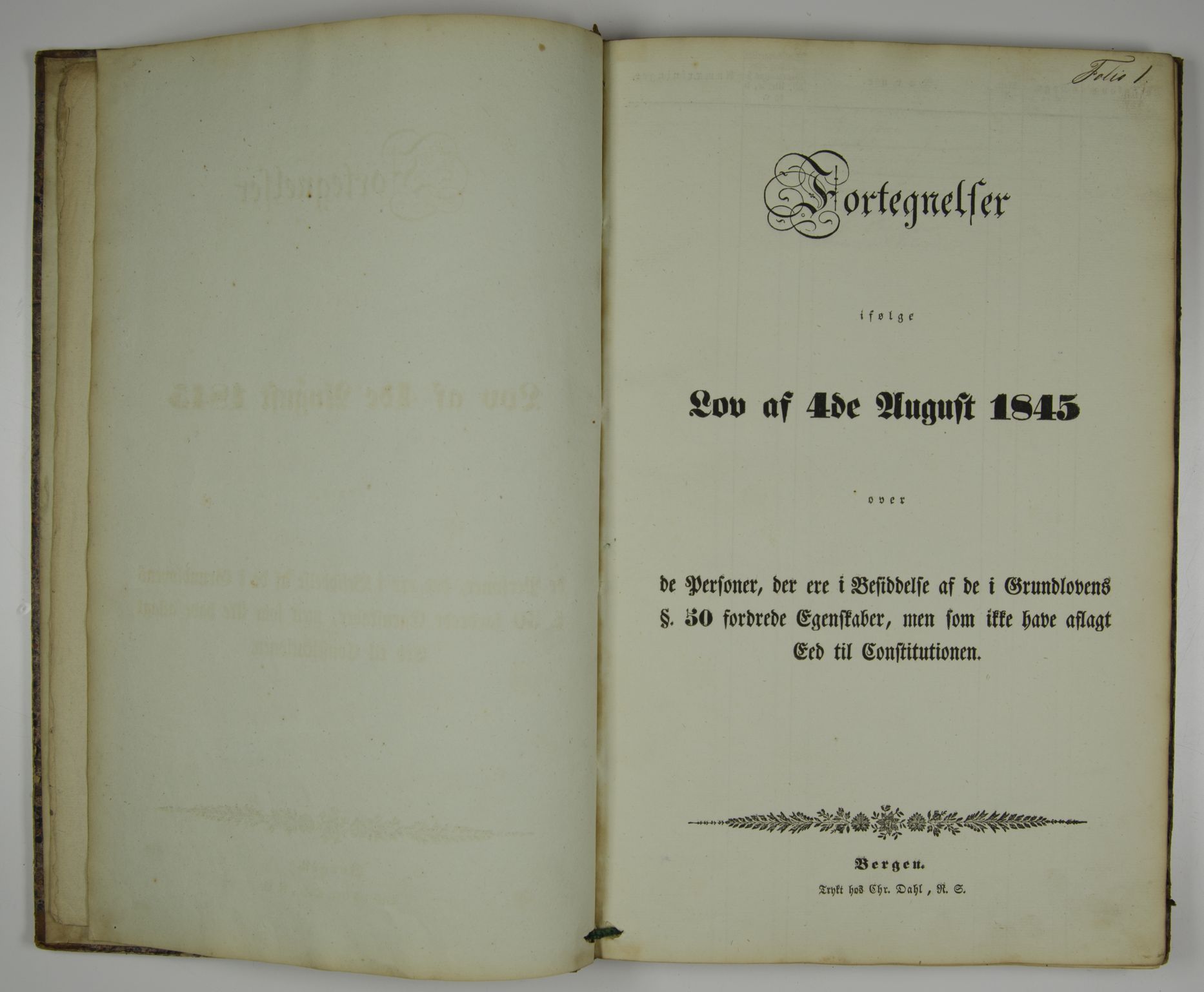 Lensmannen i Ullensvang, AV/SAB-A-35501/0004/L0013: Manntalsprotokoll, 1845