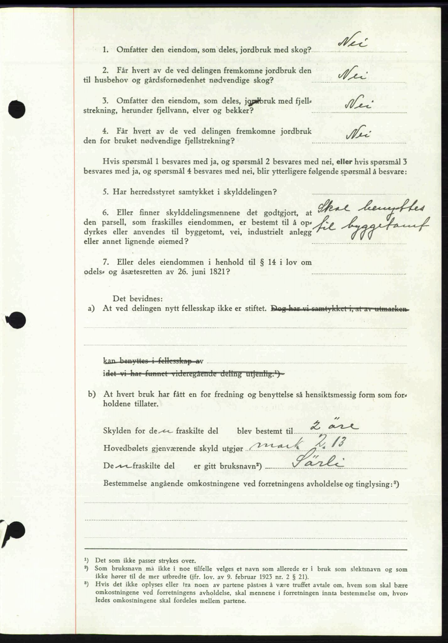 Toten tingrett, SAH/TING-006/H/Hb/Hbc/L0006: Mortgage book no. Hbc-06, 1939-1939, Diary no: : 2053/1939