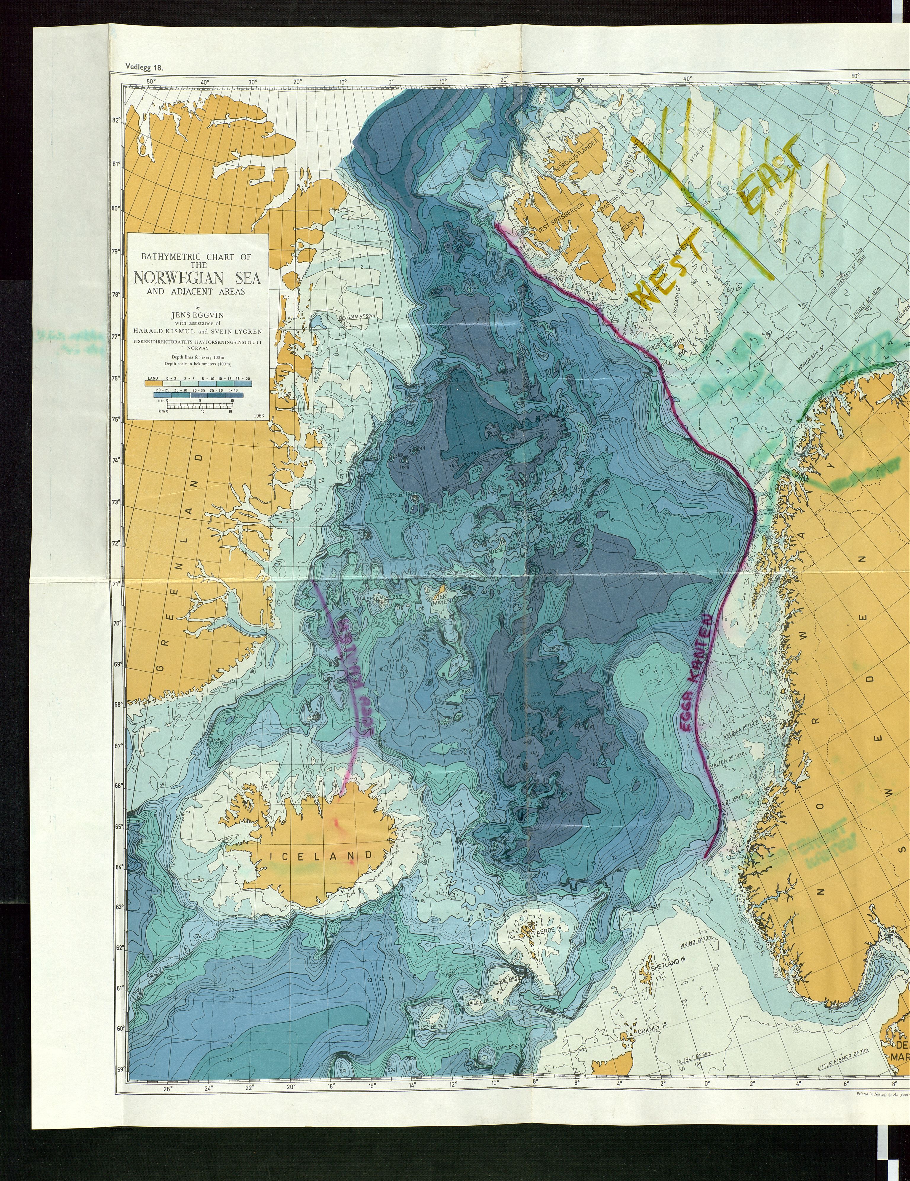 Industridepartementet, Oljekontoret, SAST/A-101348/Da/L0009:  Arkivnøkkel 722 - 725 Geofysikk, geologi, 1969-1972, p. 271