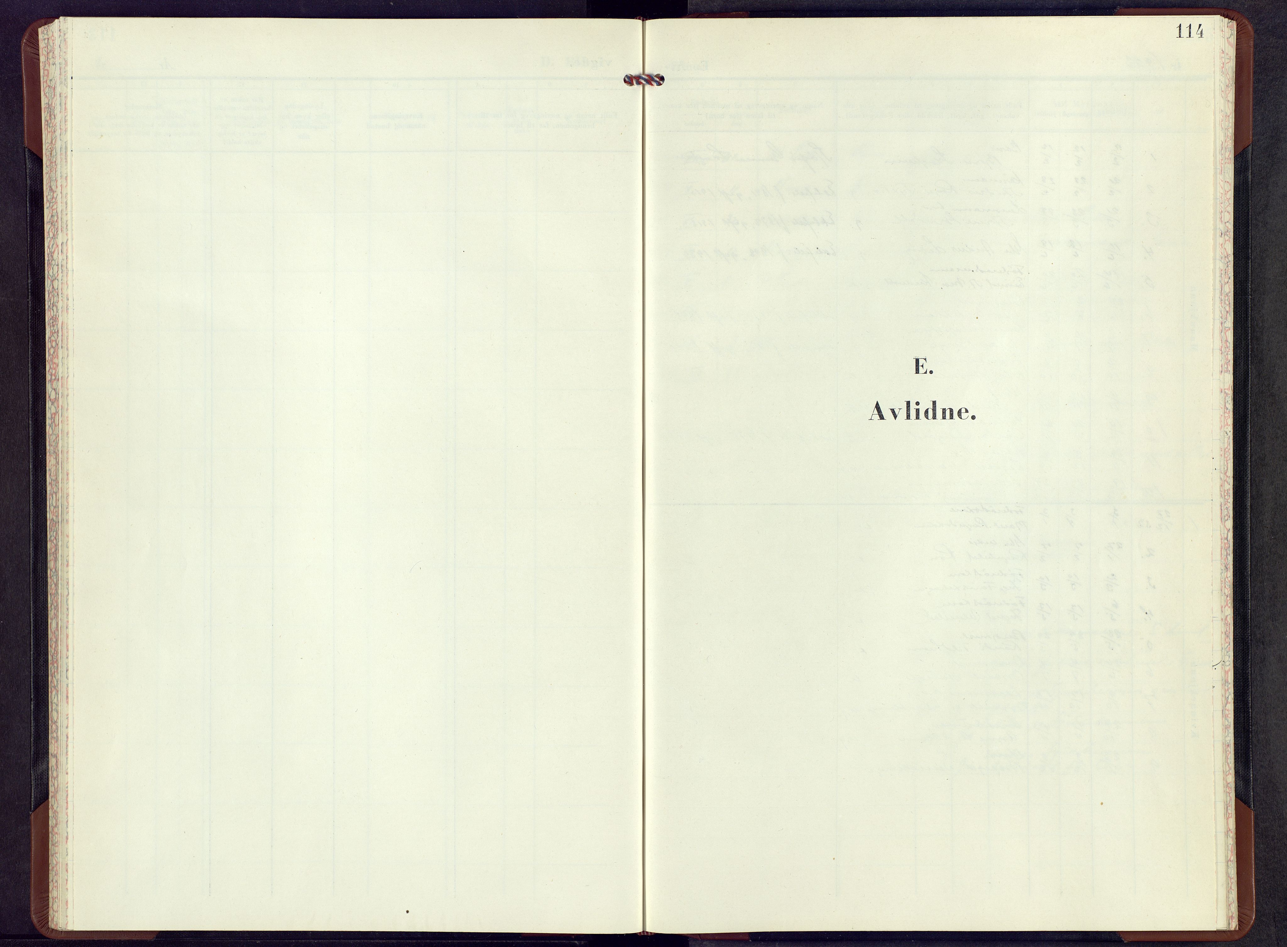 Vestre Slidre prestekontor, AV/SAH-PREST-136/H/Ha/Hab/L0011: Parish register (copy) no. 11, 1952-1968, p. 114
