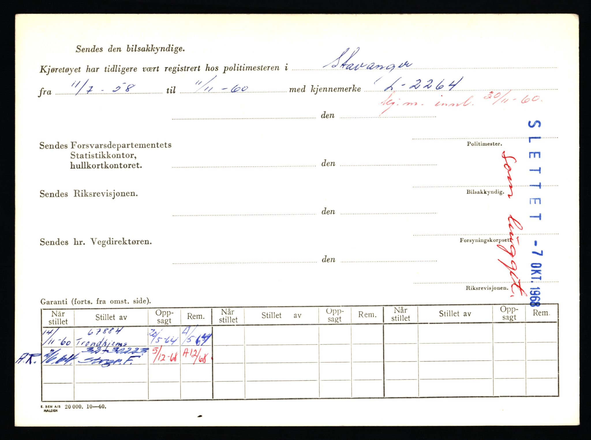 Stavanger trafikkstasjon, AV/SAST-A-101942/0/F/L0053: L-52900 - L-54199, 1930-1971, p. 122