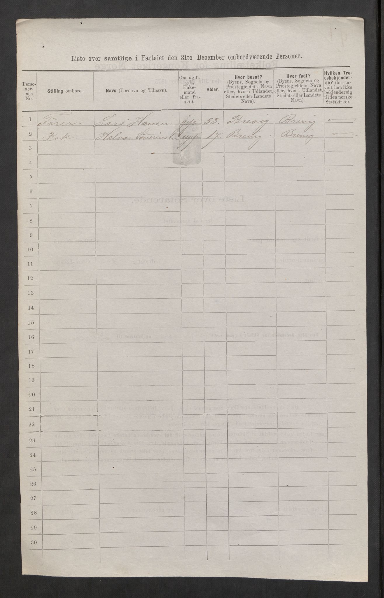 RA, 1875 census, lists of crew on ships: Ships in domestic ports, 1875, p. 271