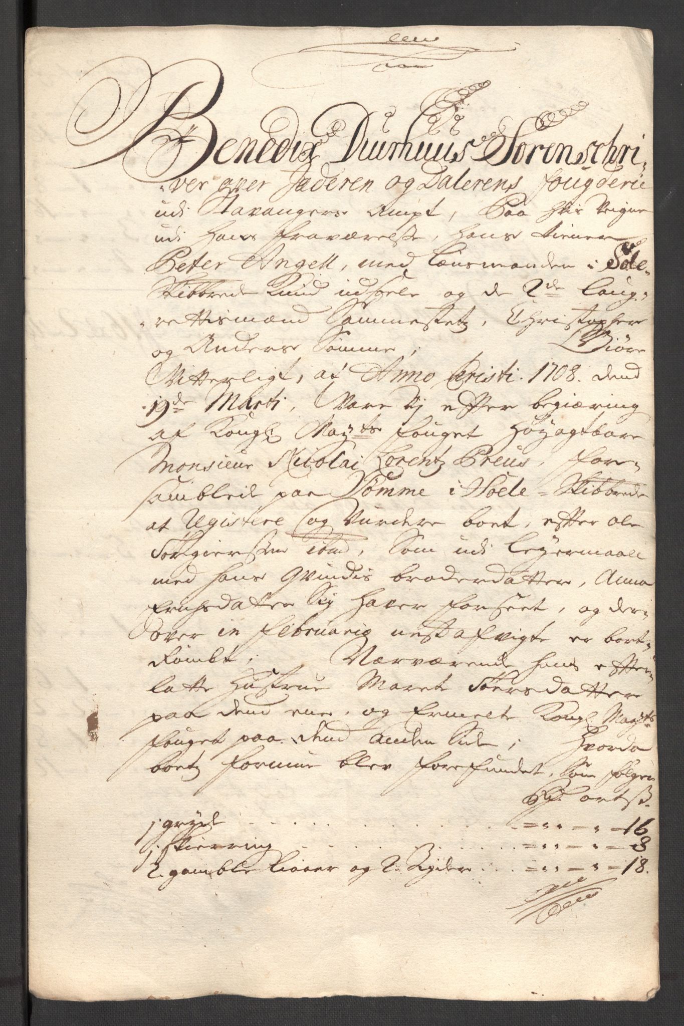 Rentekammeret inntil 1814, Reviderte regnskaper, Fogderegnskap, AV/RA-EA-4092/R46/L2733: Fogderegnskap Jæren og Dalane, 1705-1708, p. 360