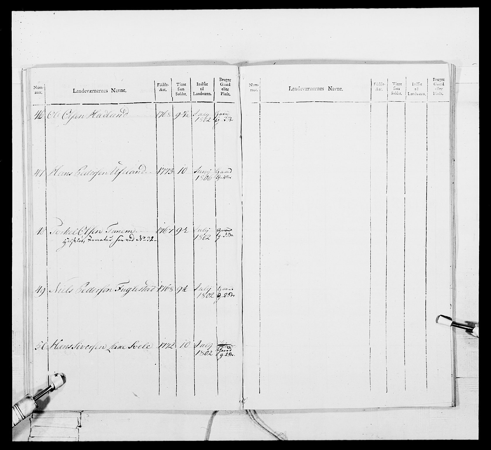 Generalitets- og kommissariatskollegiet, Det kongelige norske kommissariatskollegium, AV/RA-EA-5420/E/Eh/L0111: Vesterlenske nasjonale infanteriregiment, 1810, p. 526