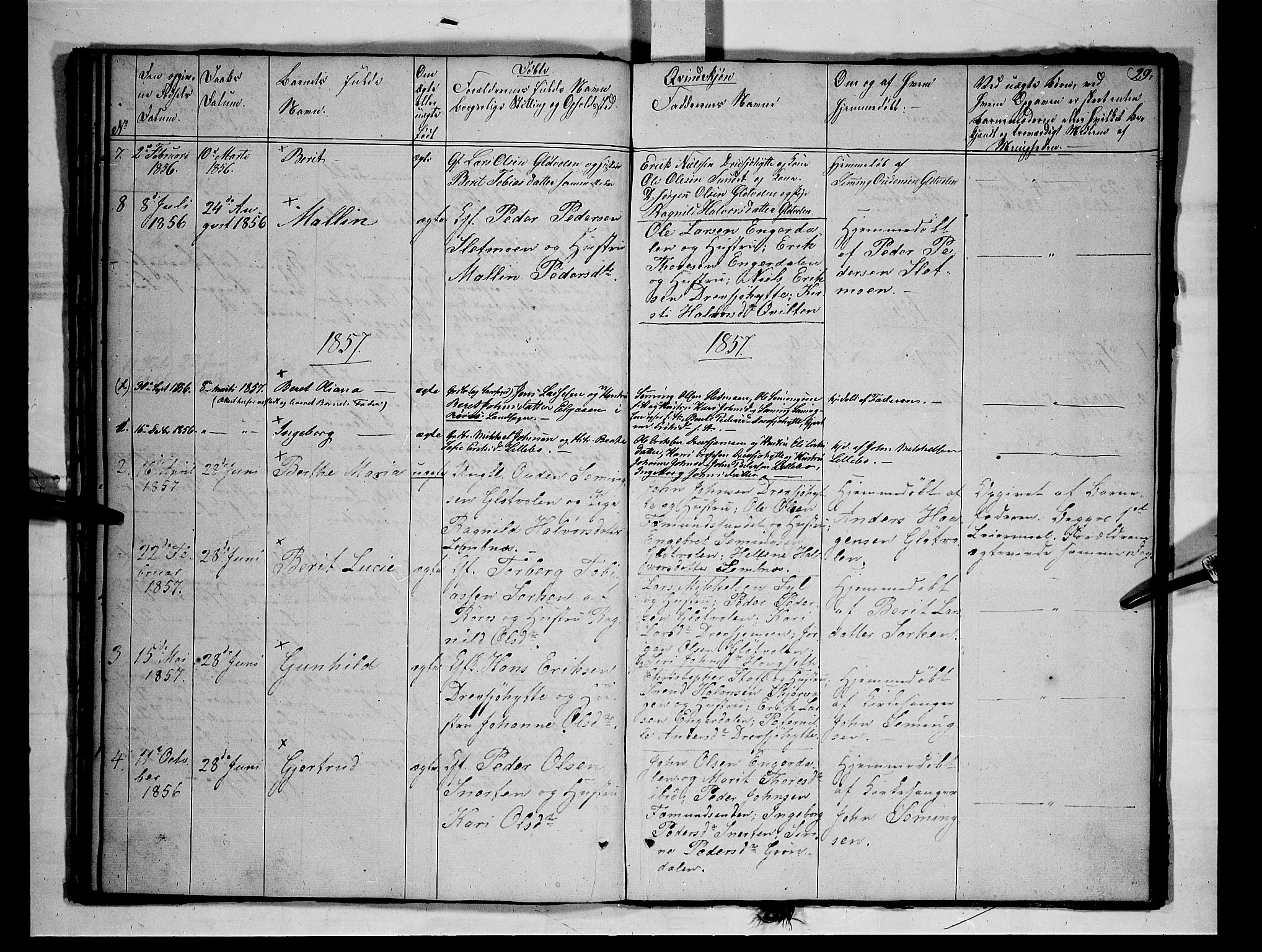 Rendalen prestekontor, AV/SAH-PREST-054/H/Ha/Hab/L0001: Parish register (copy) no. 1, 1847-1857, p. 29