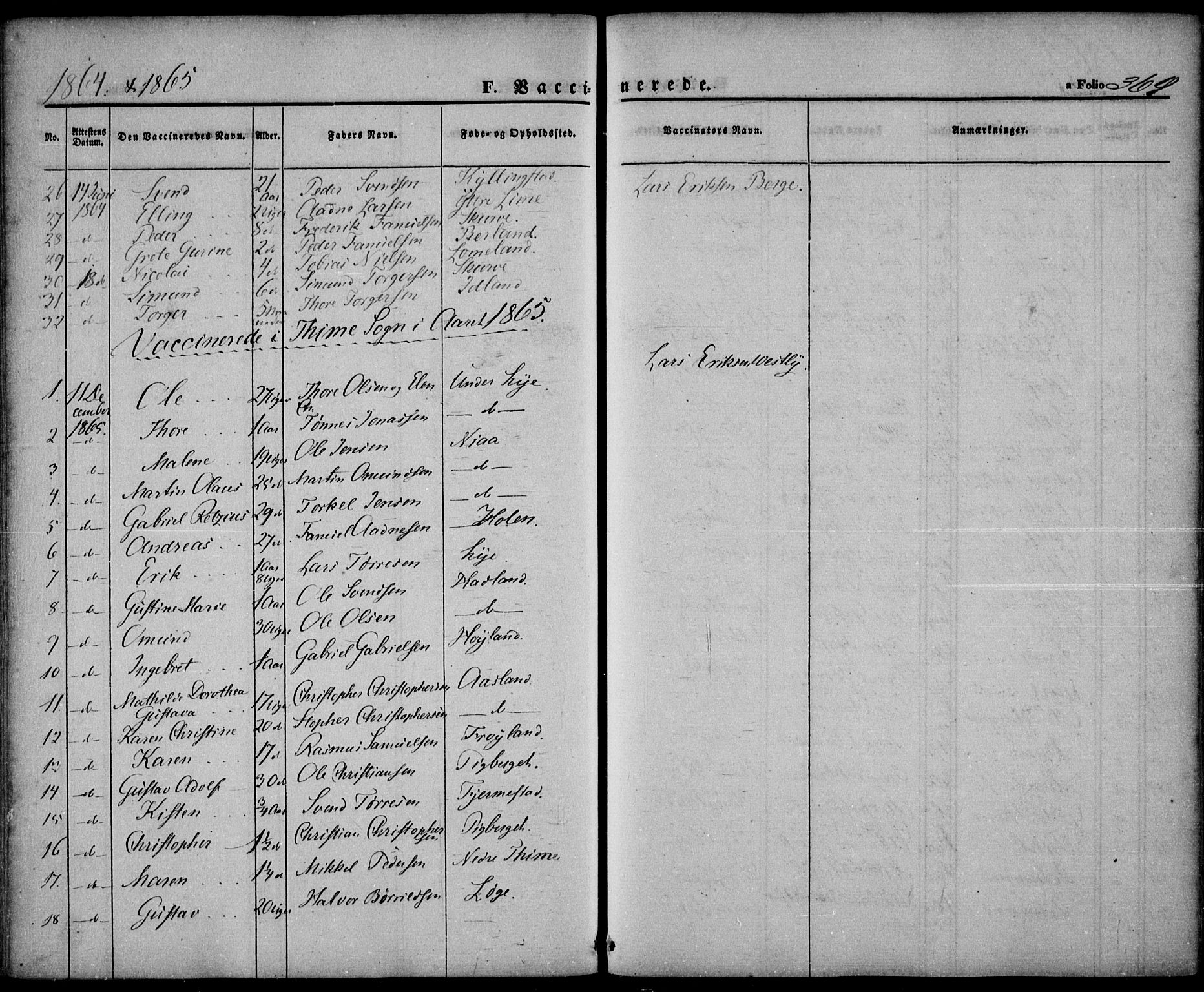 Lye sokneprestkontor, SAST/A-101794/001/30BA/L0007: Parish register (official) no. A 6, 1856-1871, p. 369