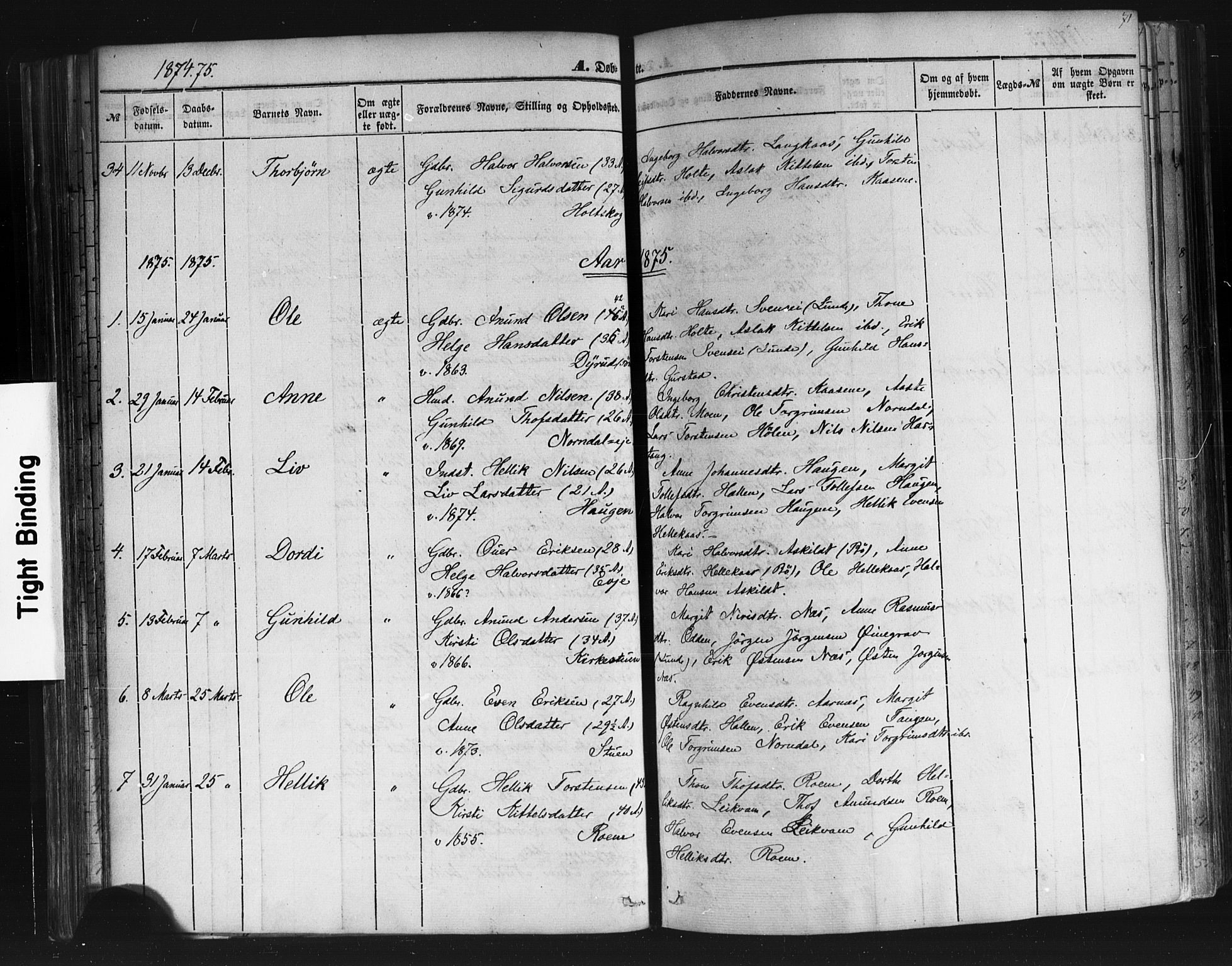 Sauherad kirkebøker, AV/SAKO-A-298/F/Fb/L0001: Parish register (official) no. II 1, 1851-1877, p. 71