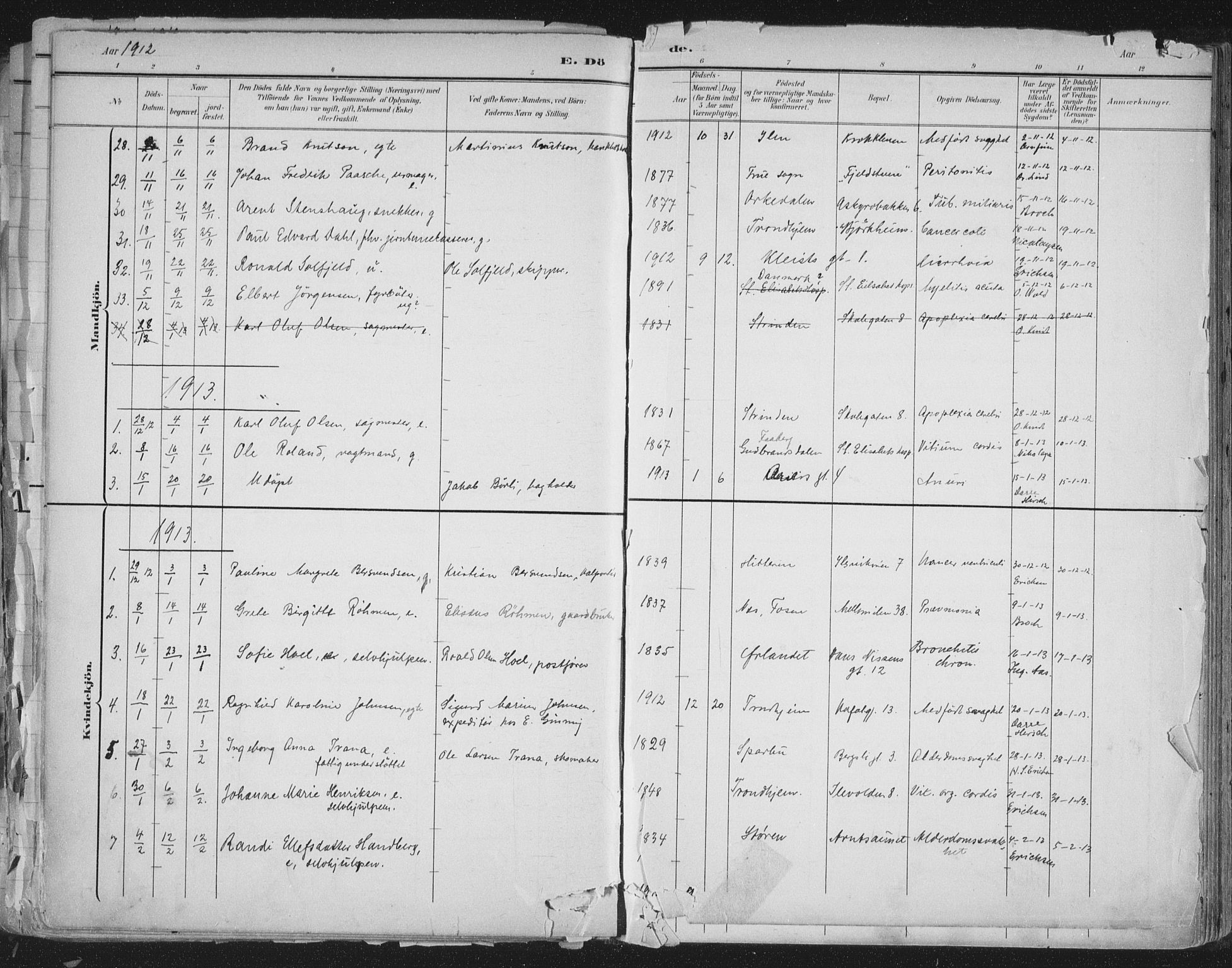 Ministerialprotokoller, klokkerbøker og fødselsregistre - Sør-Trøndelag, SAT/A-1456/603/L0167: Parish register (official) no. 603A06, 1896-1932, p. 368