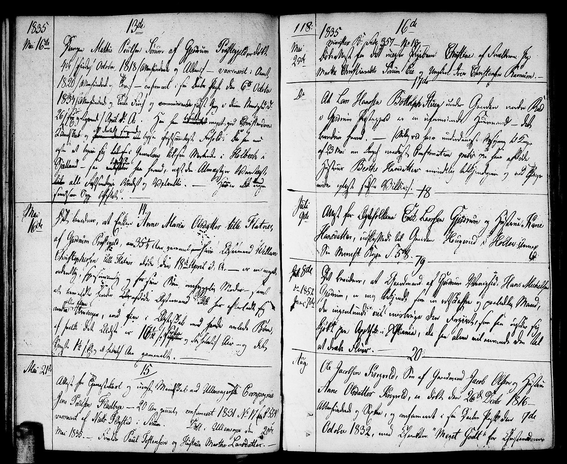 Gjerdrum prestekontor Kirkebøker, AV/SAO-A-10412b/F/Fa/L0003: Parish register (official) no. I 3, 1798-1815, p. 118