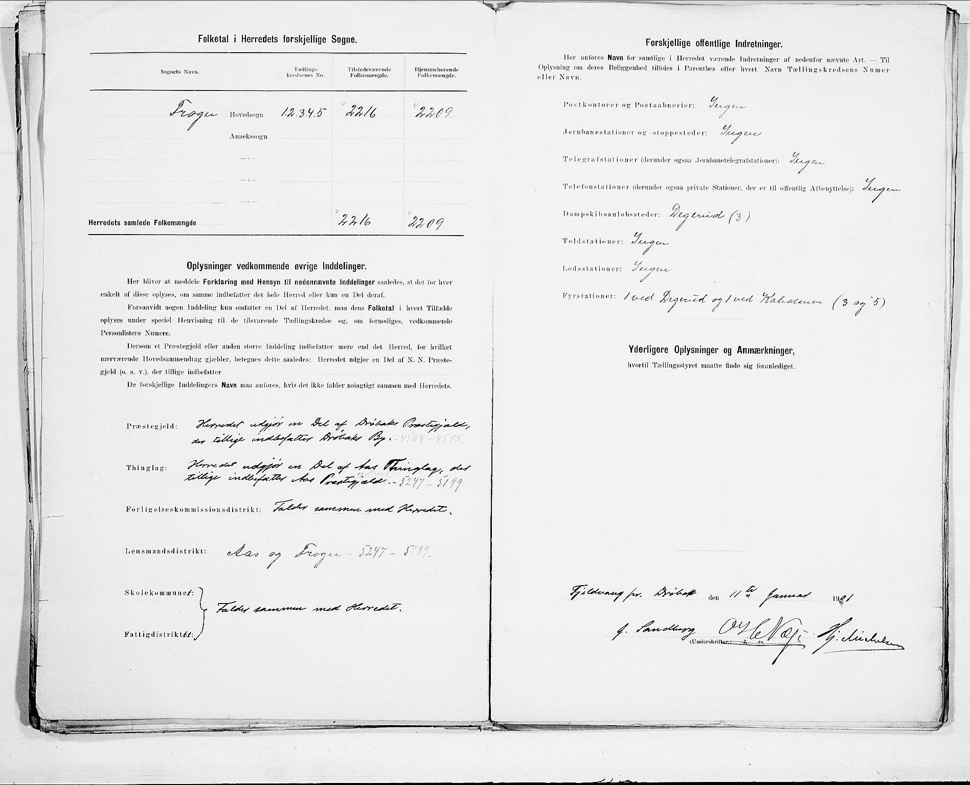 SAO, 1900 census for Frogn, 1900, p. 3