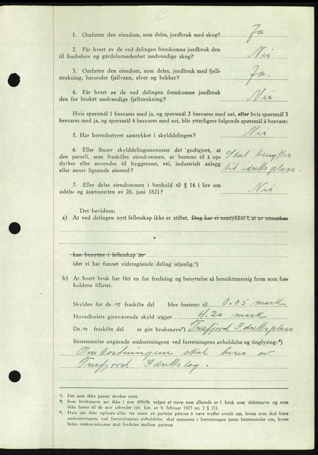 Romsdal sorenskriveri, AV/SAT-A-4149/1/2/2C: Mortgage book no. A21, 1946-1946, Diary no: : 2708/1946