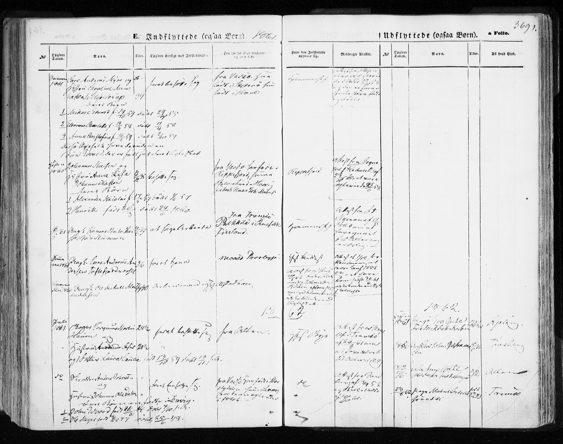 Hammerfest sokneprestkontor, AV/SATØ-S-1347/H/Ha/L0005.kirke: Parish register (official) no. 5, 1857-1869, p. 369