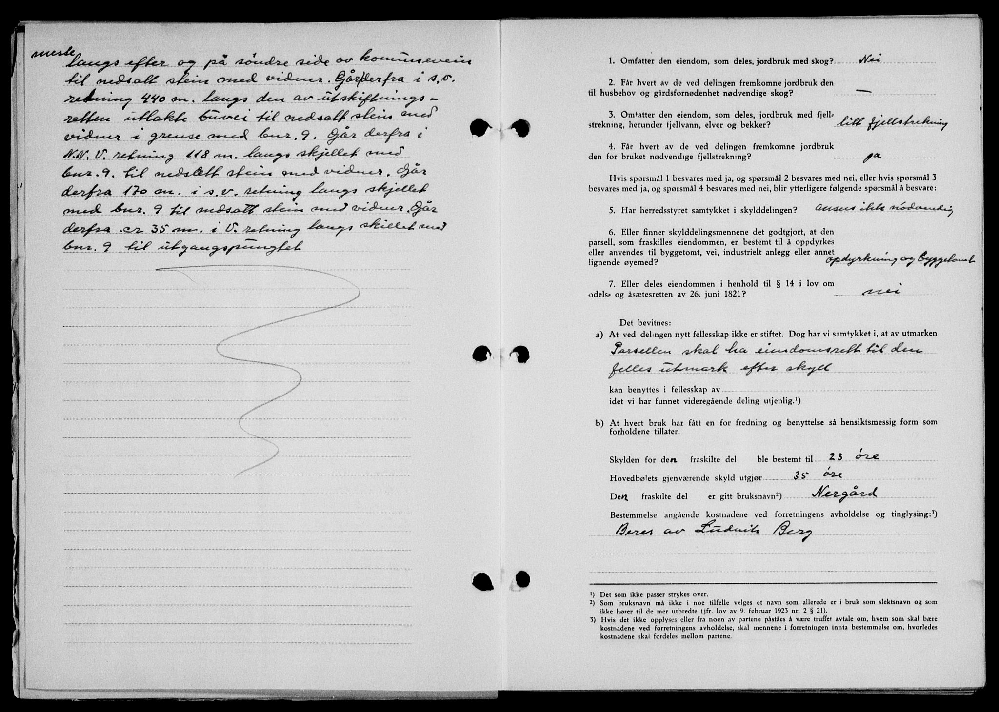 Lofoten sorenskriveri, SAT/A-0017/1/2/2C/L0012a: Mortgage book no. 12a, 1943-1944, Diary no: : 126/1944