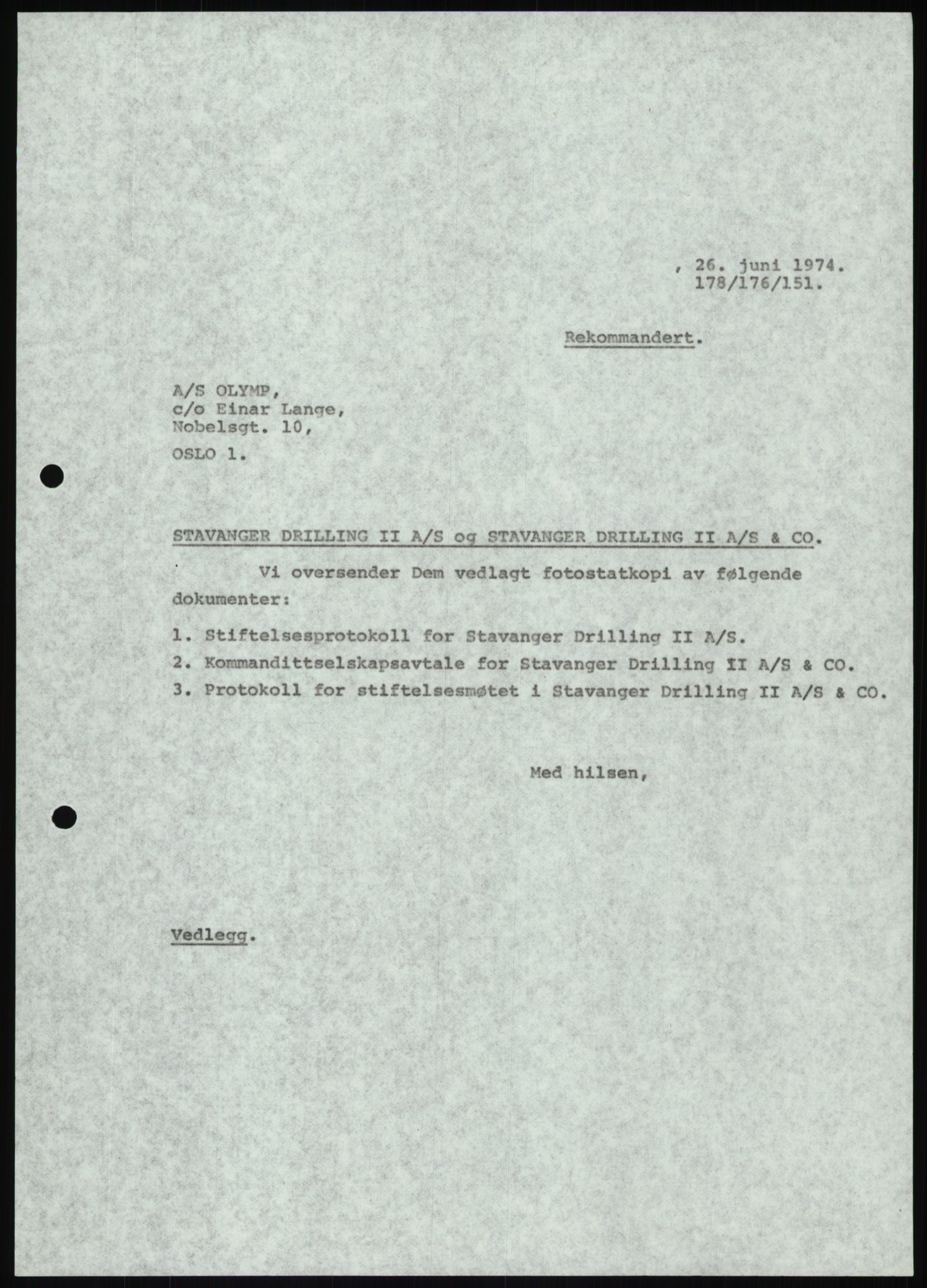 Pa 1503 - Stavanger Drilling AS, SAST/A-101906/D/L0007: Korrespondanse og saksdokumenter, 1974-1981, p. 933