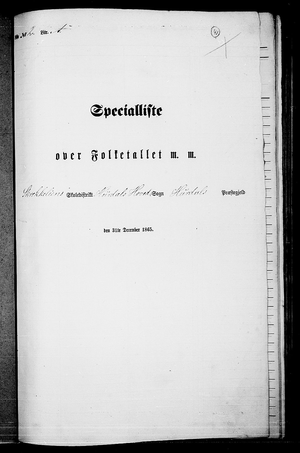 RA, 1865 census for Hurdal, 1865, p. 35