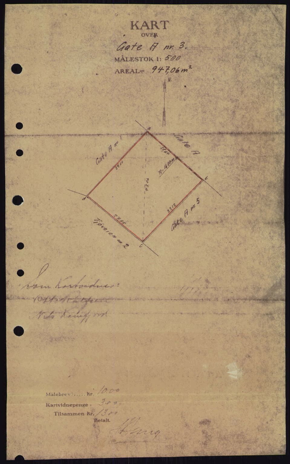 Tønsberg sorenskriveri, AV/SAKO-A-130/G/Ga/Gaa/L0016: Mortgage book no. A16, 1944-1945, Diary no: : 114/1945