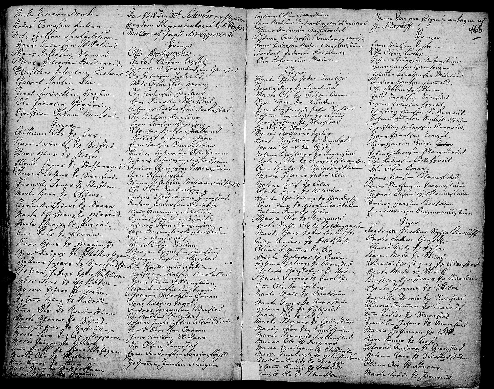 Toten prestekontor, SAH/PREST-102/H/Ha/Haa/L0007: Parish register (official) no. 7, 1794-1809, p. 468