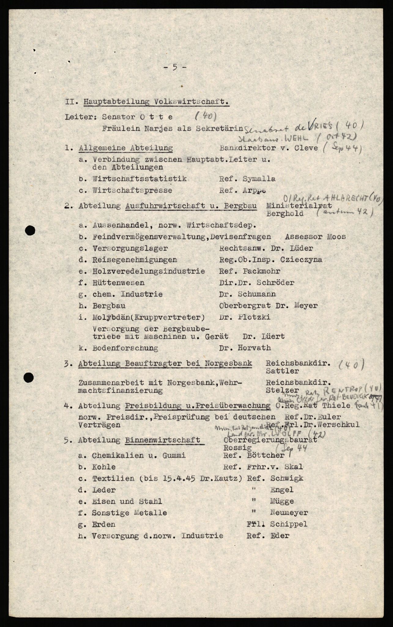 Forsvaret, Forsvarets overkommando II, AV/RA-RAFA-3915/D/Db/L0035: CI Questionaires. Tyske okkupasjonsstyrker i Norge. Tyskere., 1945-1946, p. 46