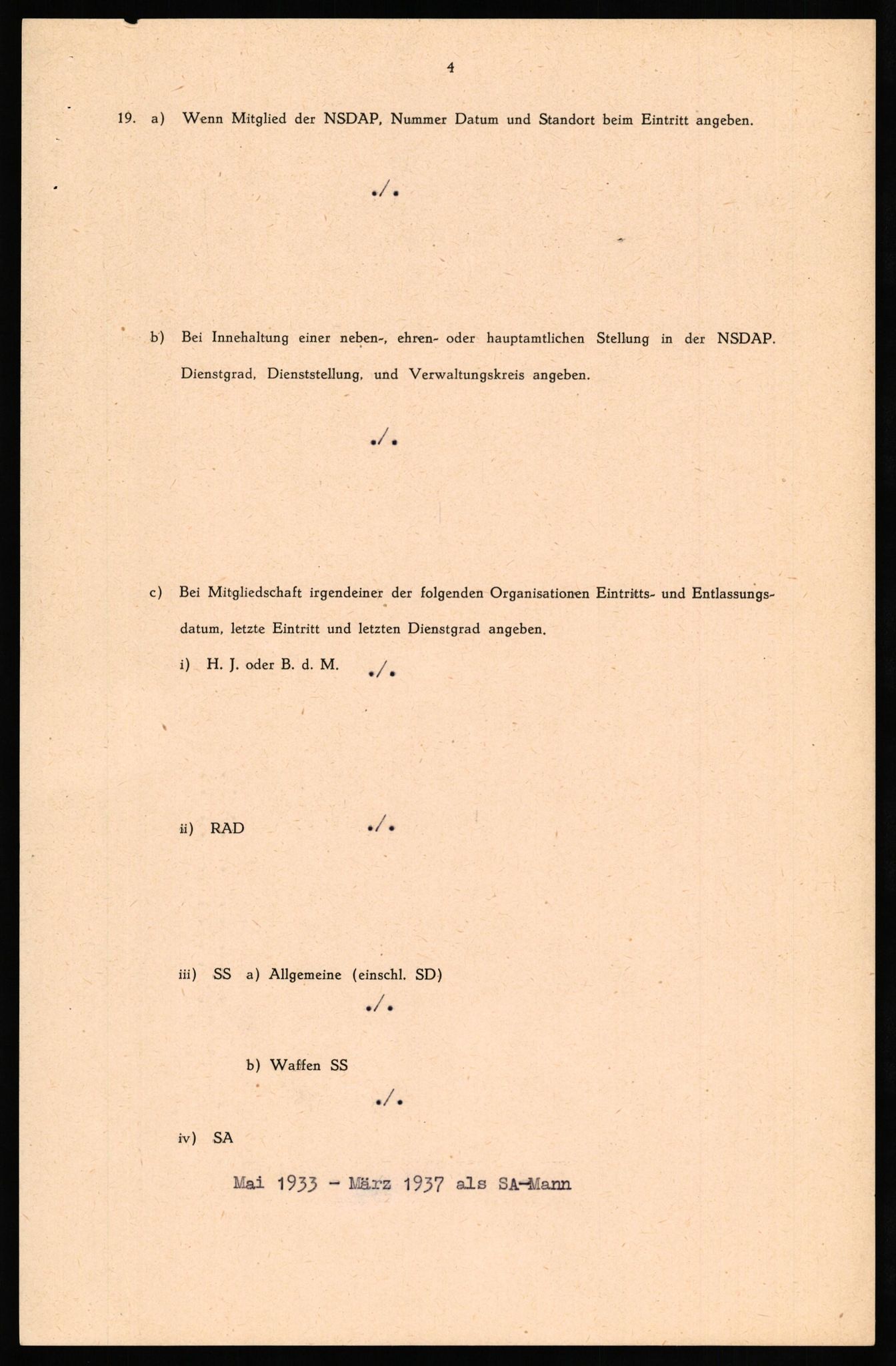 Forsvaret, Forsvarets overkommando II, AV/RA-RAFA-3915/D/Db/L0032: CI Questionaires. Tyske okkupasjonsstyrker i Norge. Tyskere., 1945-1946, p. 244