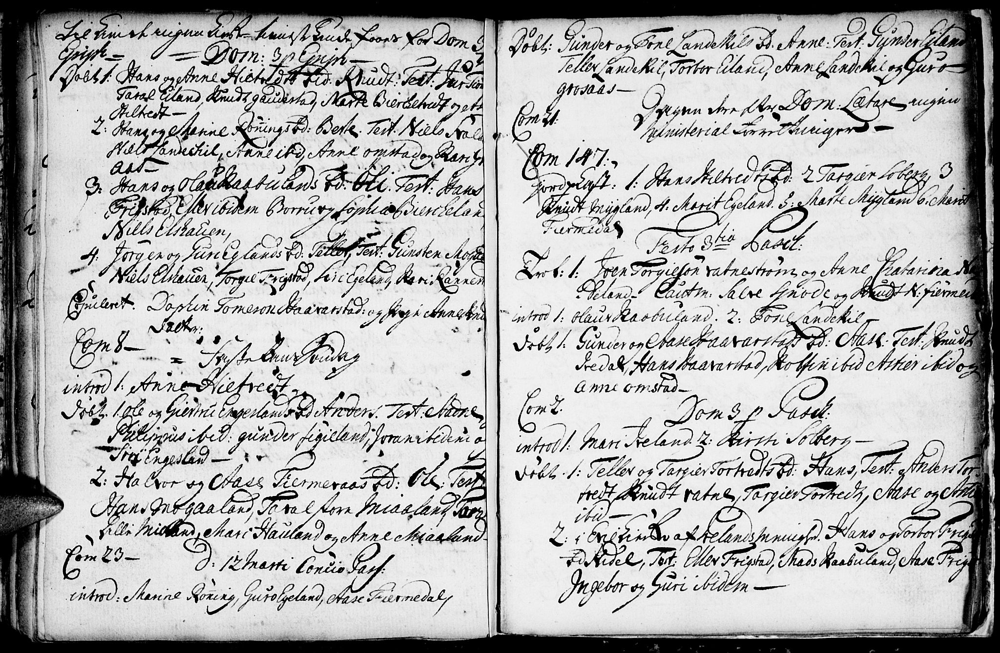 Evje sokneprestkontor, AV/SAK-1111-0008/F/Fa/Fac/L0001: Parish register (official) no. A 1, 1705-1764, p. 341-342