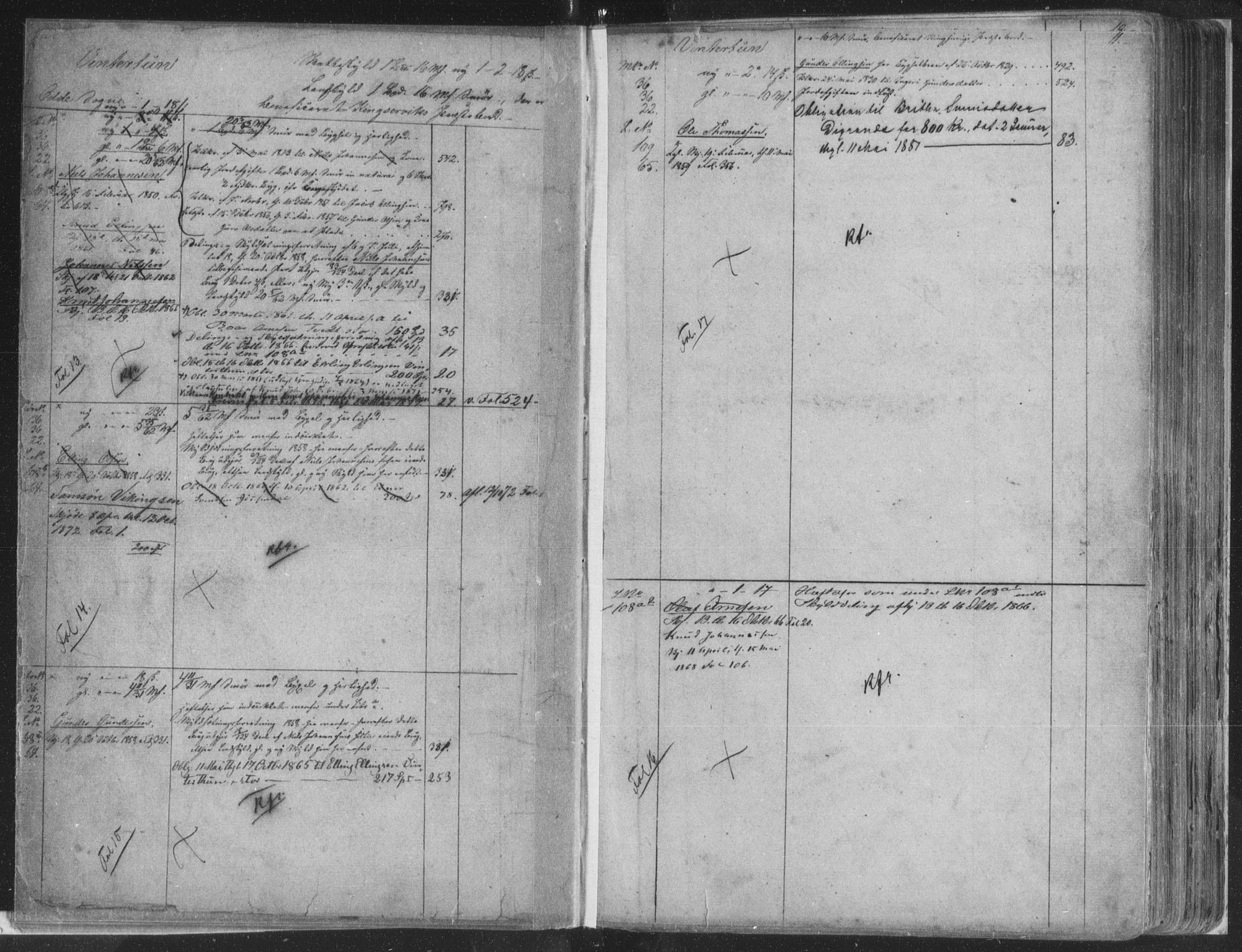 Hardanger og Voss sorenskriveri, SAB/A-2501/2/2A/2Aa/L007a: Mortgage register no. II.A.a.7a, 1800-1880, p. 10-11