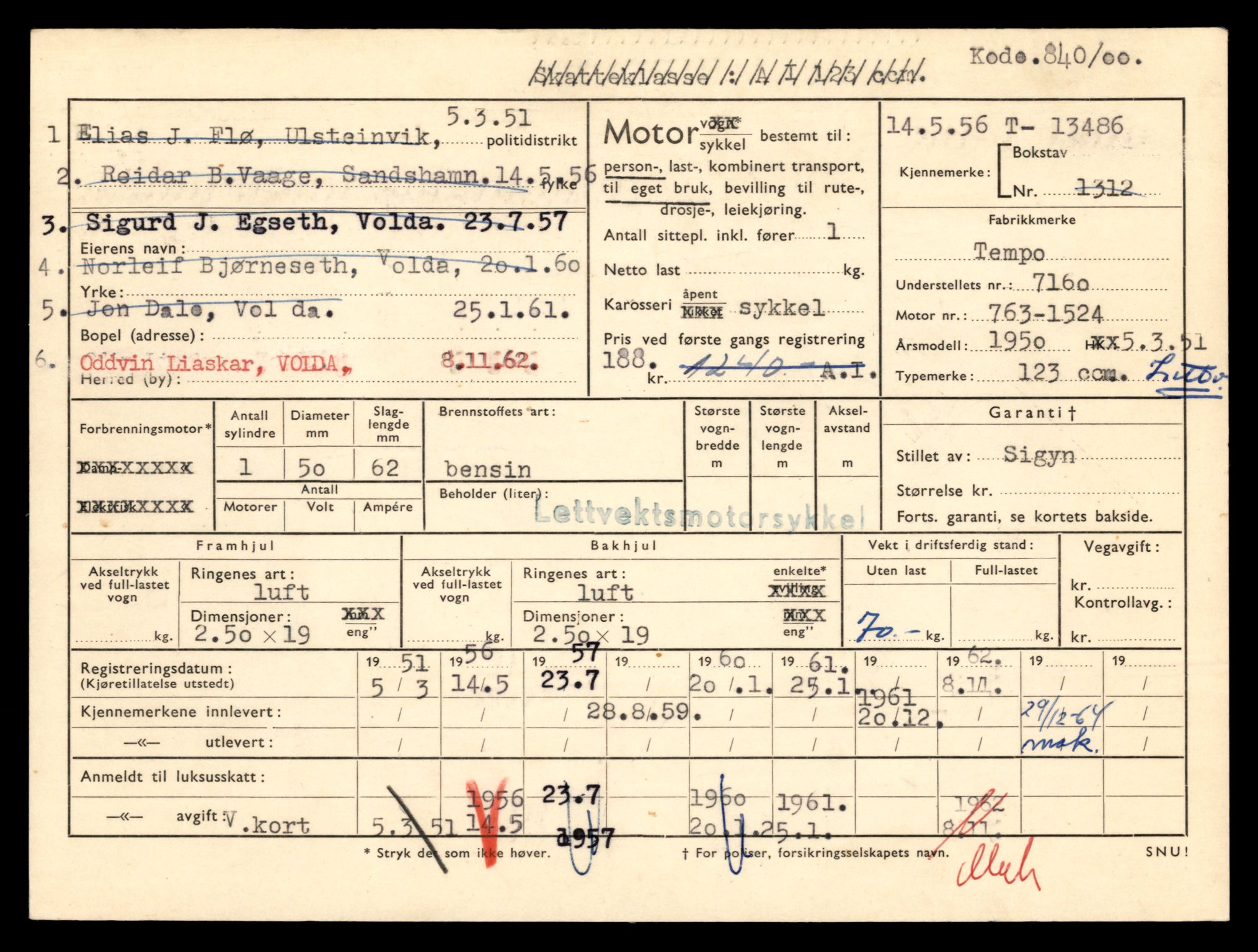 Møre og Romsdal vegkontor - Ålesund trafikkstasjon, SAT/A-4099/F/Fe/L0039: Registreringskort for kjøretøy T 13361 - T 13530, 1927-1998, p. 2126