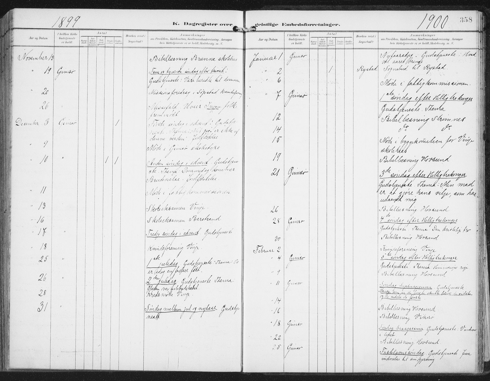 Ministerialprotokoller, klokkerbøker og fødselsregistre - Nordland, SAT/A-1459/876/L1098: Parish register (official) no. 876A04, 1896-1915, p. 358