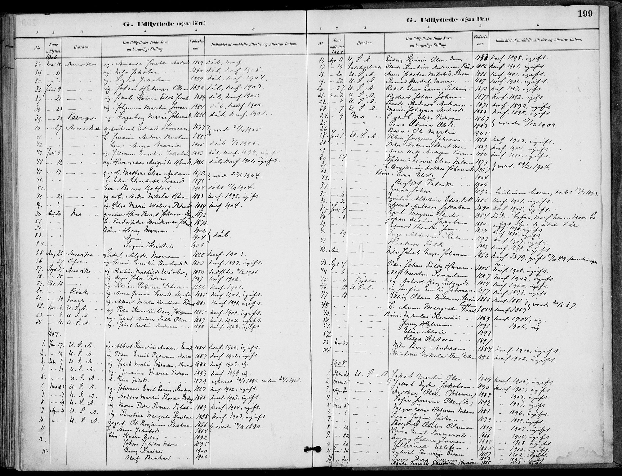 Ministerialprotokoller, klokkerbøker og fødselsregistre - Nordland, SAT/A-1459/825/L0362: Parish register (official) no. 825A16, 1886-1908, p. 199