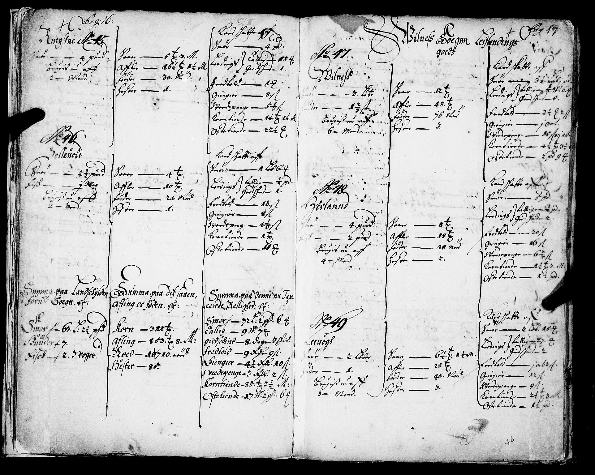 Rentekammeret inntil 1814, Realistisk ordnet avdeling, AV/RA-EA-4070/N/Nb/Nba/L0043: Sunnfjord fogderi, 1667, p. 16-17