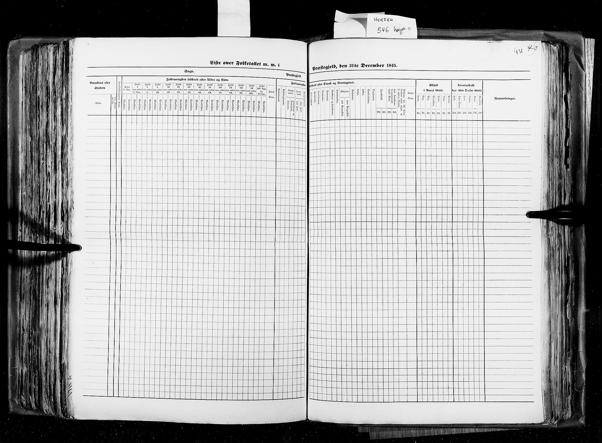 RA, Census 1845, vol. 8: Romsdal amt og Søndre Trondhjems amt, 1845, p. 431