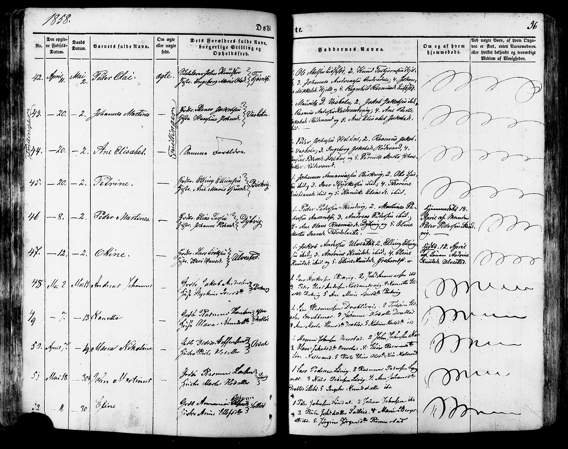 Ministerialprotokoller, klokkerbøker og fødselsregistre - Møre og Romsdal, AV/SAT-A-1454/511/L0140: Parish register (official) no. 511A07, 1851-1878, p. 56