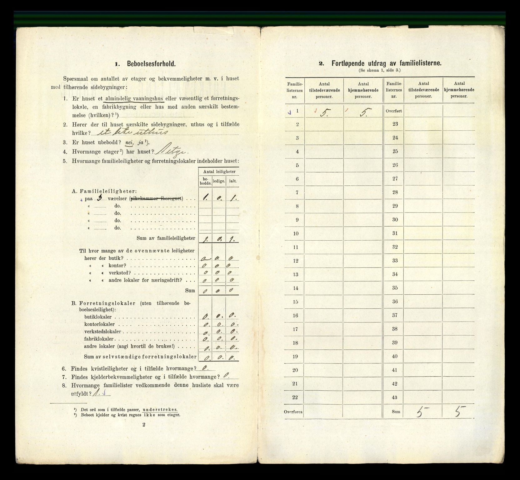 RA, 1910 census for Kristiansund, 1910, p. 5414