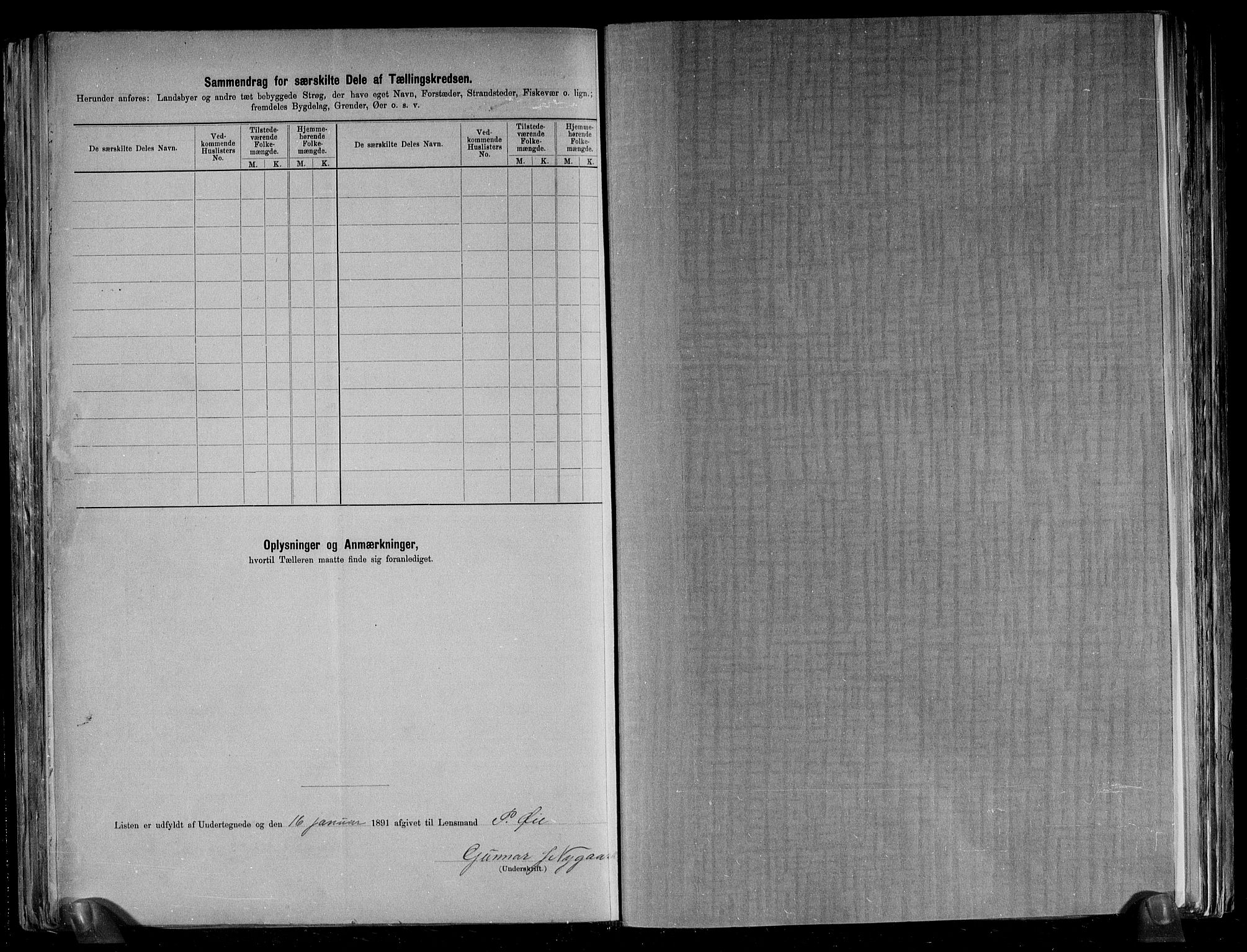 RA, 1891 census for 1561 Øksendal, 1891, p. 16