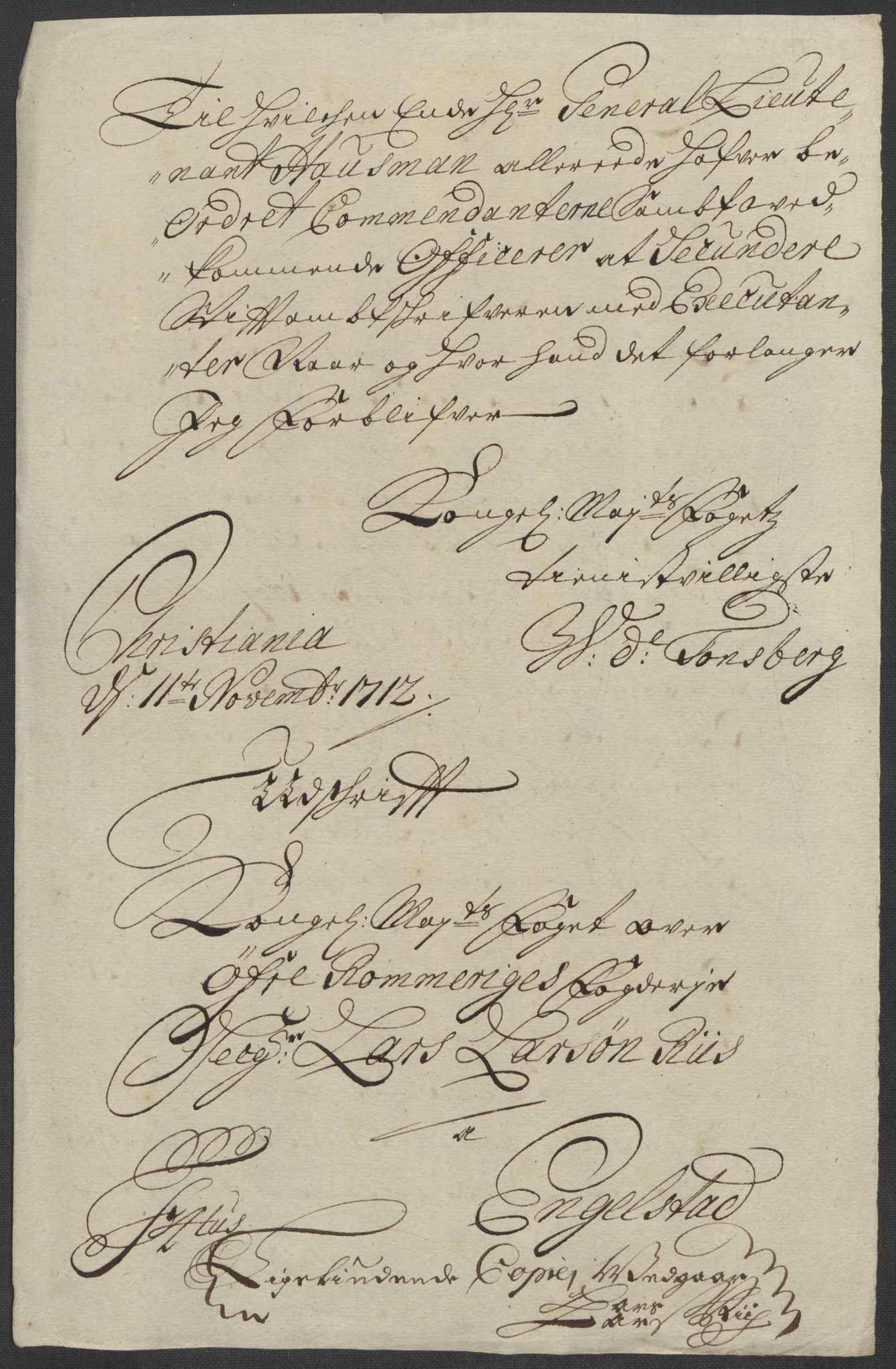 Rentekammeret inntil 1814, Reviderte regnskaper, Fogderegnskap, AV/RA-EA-4092/R12/L0722: Fogderegnskap Øvre Romerike, 1712, p. 285