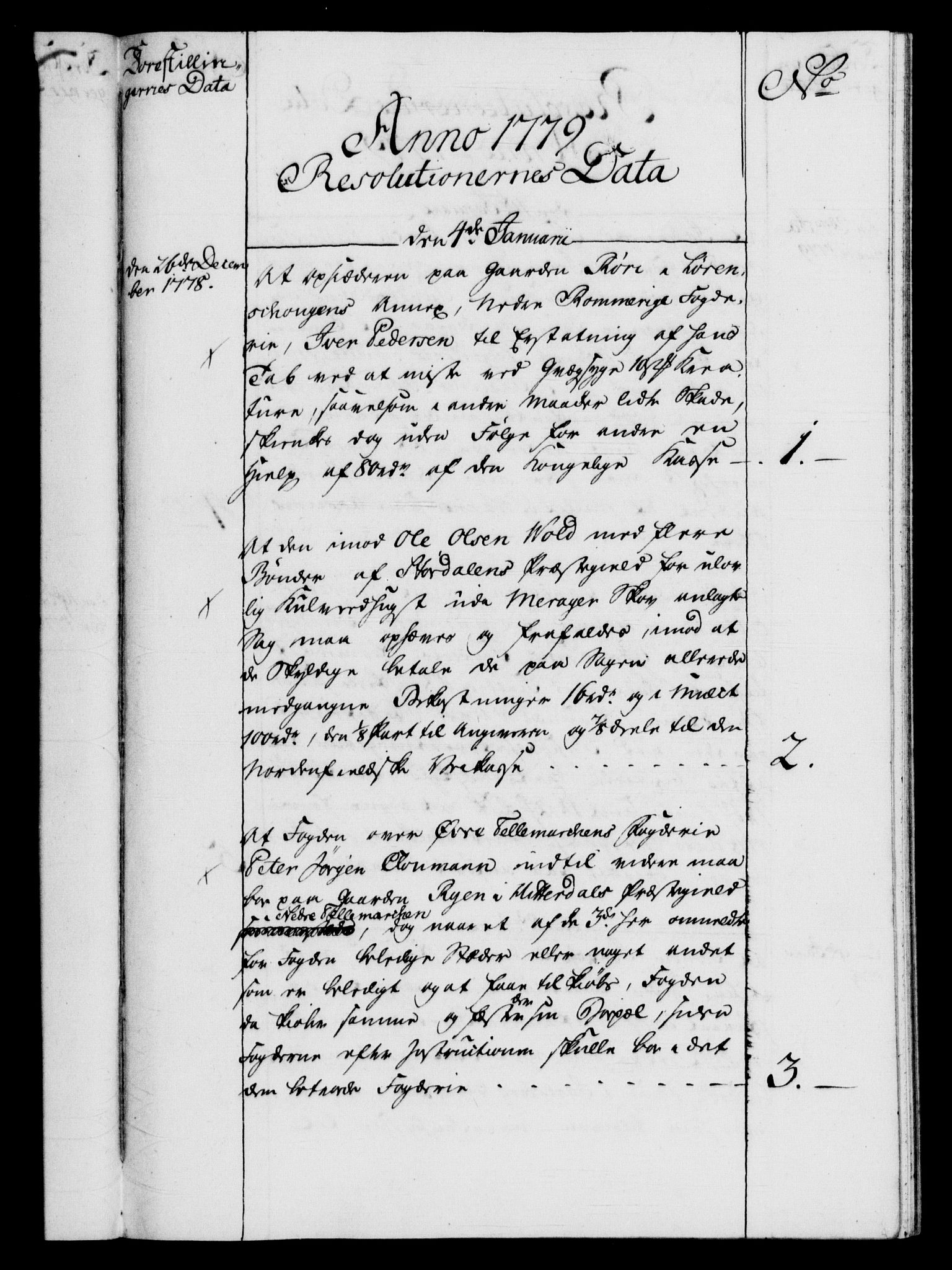 Rentekammeret, Kammerkanselliet, RA/EA-3111/G/Gf/Gfb/L0009: Register til norske relasjons- og resolusjonsprotokoller (merket RK 52.104), 1773-1780, p. 146