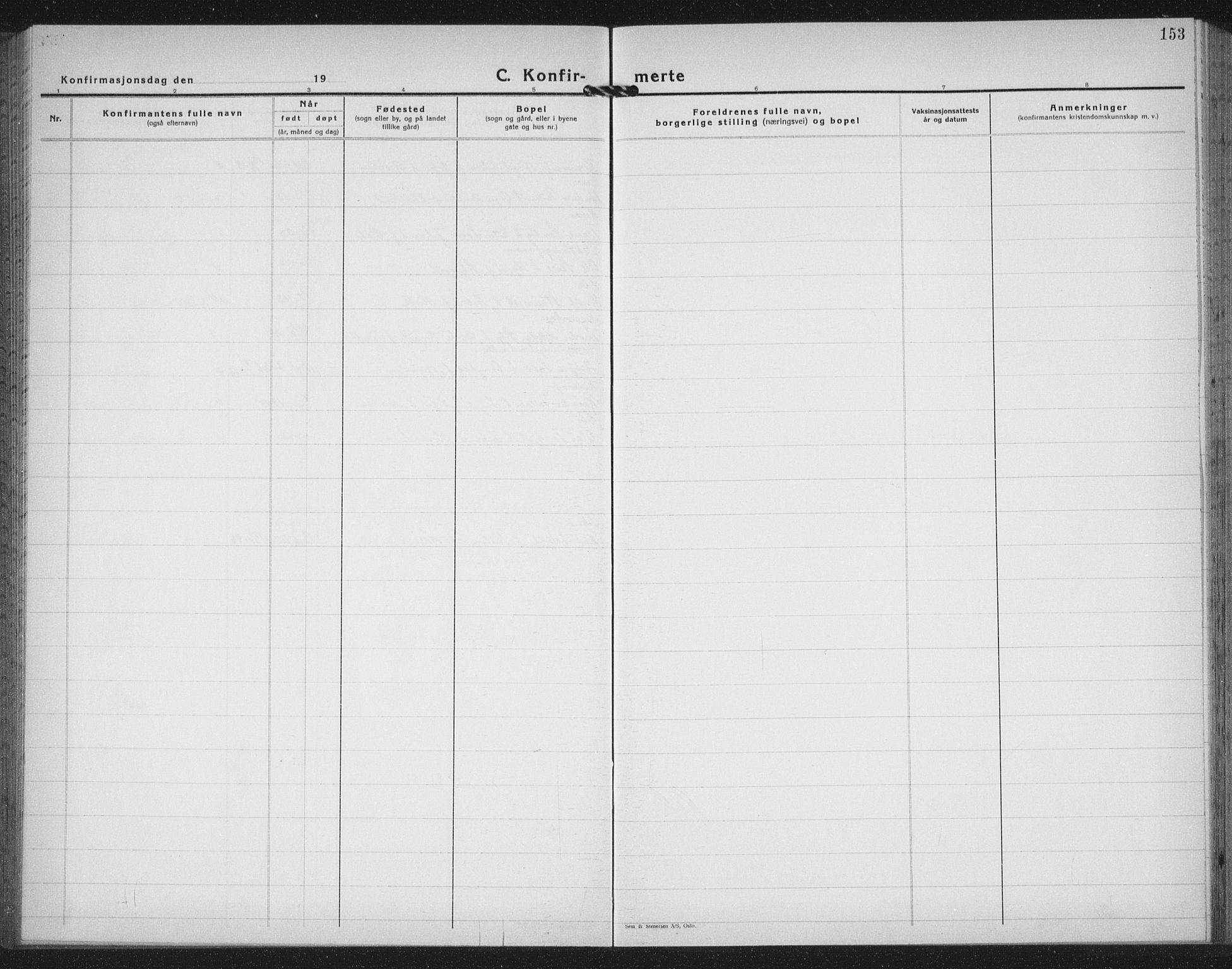 Ministerialprotokoller, klokkerbøker og fødselsregistre - Møre og Romsdal, AV/SAT-A-1454/558/L0704: Parish register (copy) no. 558C05, 1921-1942, p. 153