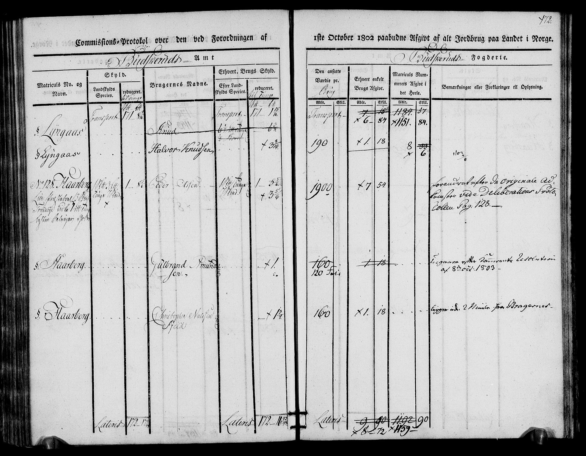 Rentekammeret inntil 1814, Realistisk ordnet avdeling, RA/EA-4070/N/Ne/Nea/L0064: Buskerud fogderi. Kommisjonsprotokoll for Lier prestegjeld, 1803, p. 73