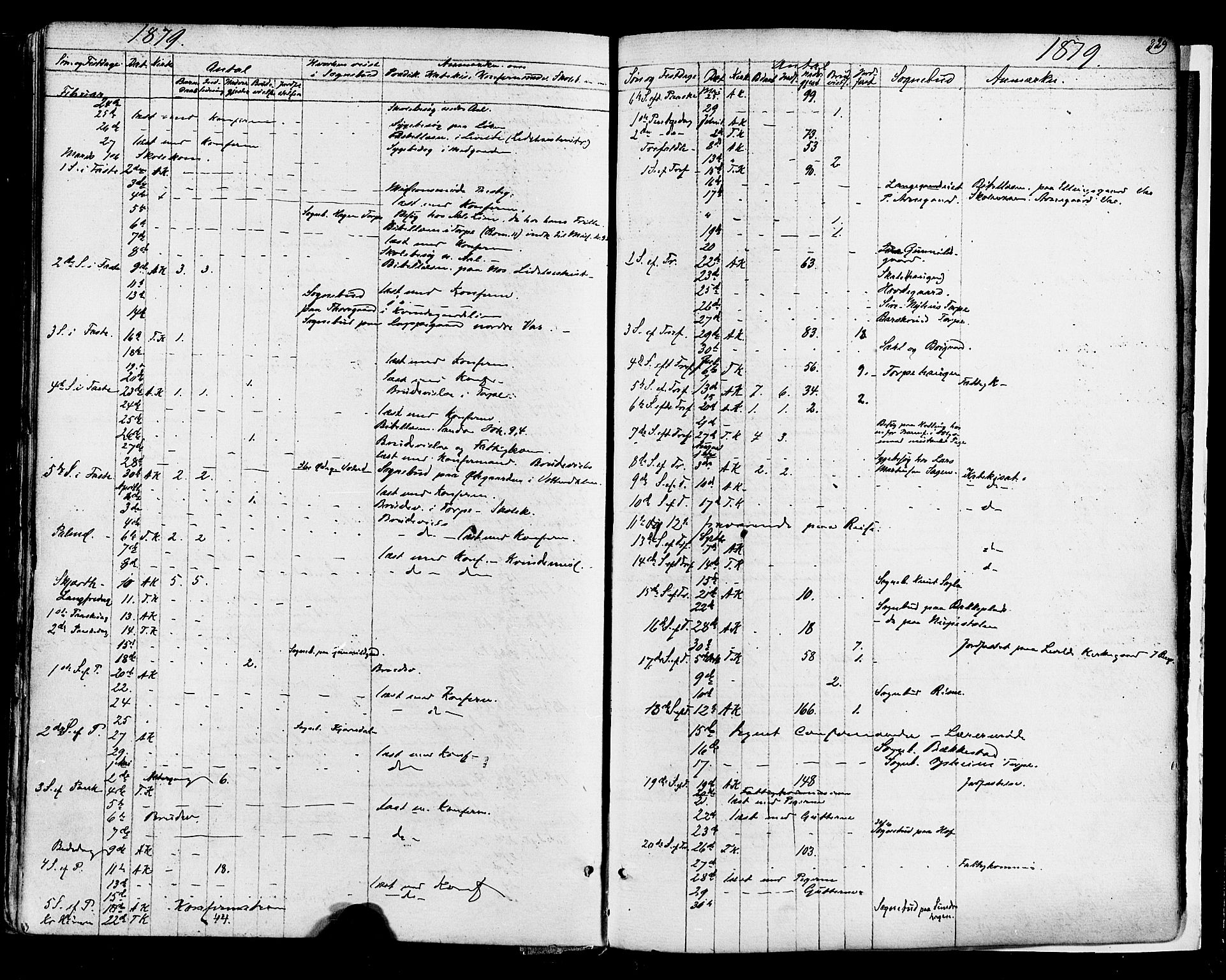 Ål kirkebøker, AV/SAKO-A-249/F/Fa/L0007: Parish register (official) no. I 7, 1865-1881, p. 329