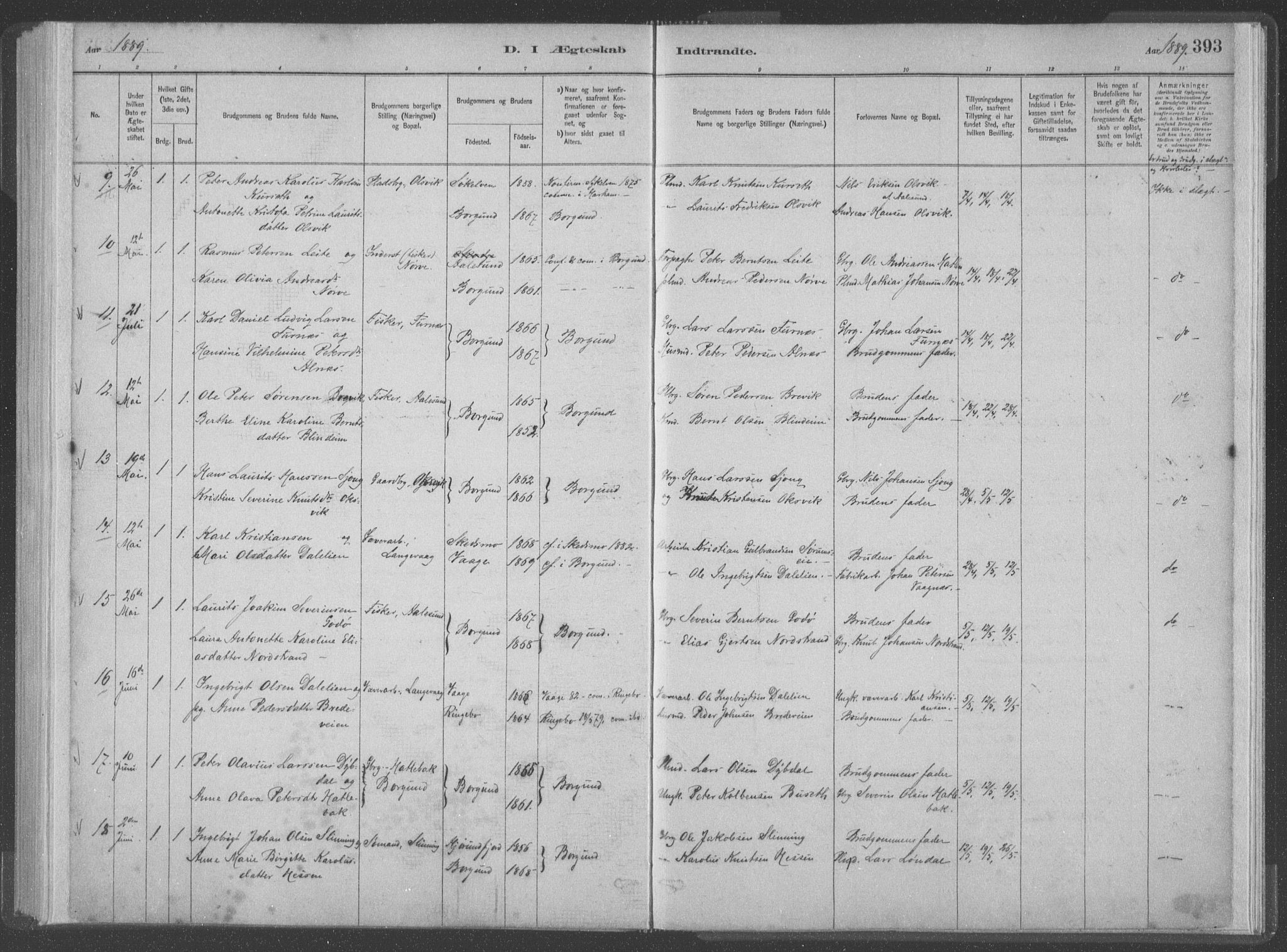 Ministerialprotokoller, klokkerbøker og fødselsregistre - Møre og Romsdal, AV/SAT-A-1454/528/L0402: Parish register (official) no. 528A12II, 1880-1903, p. 393