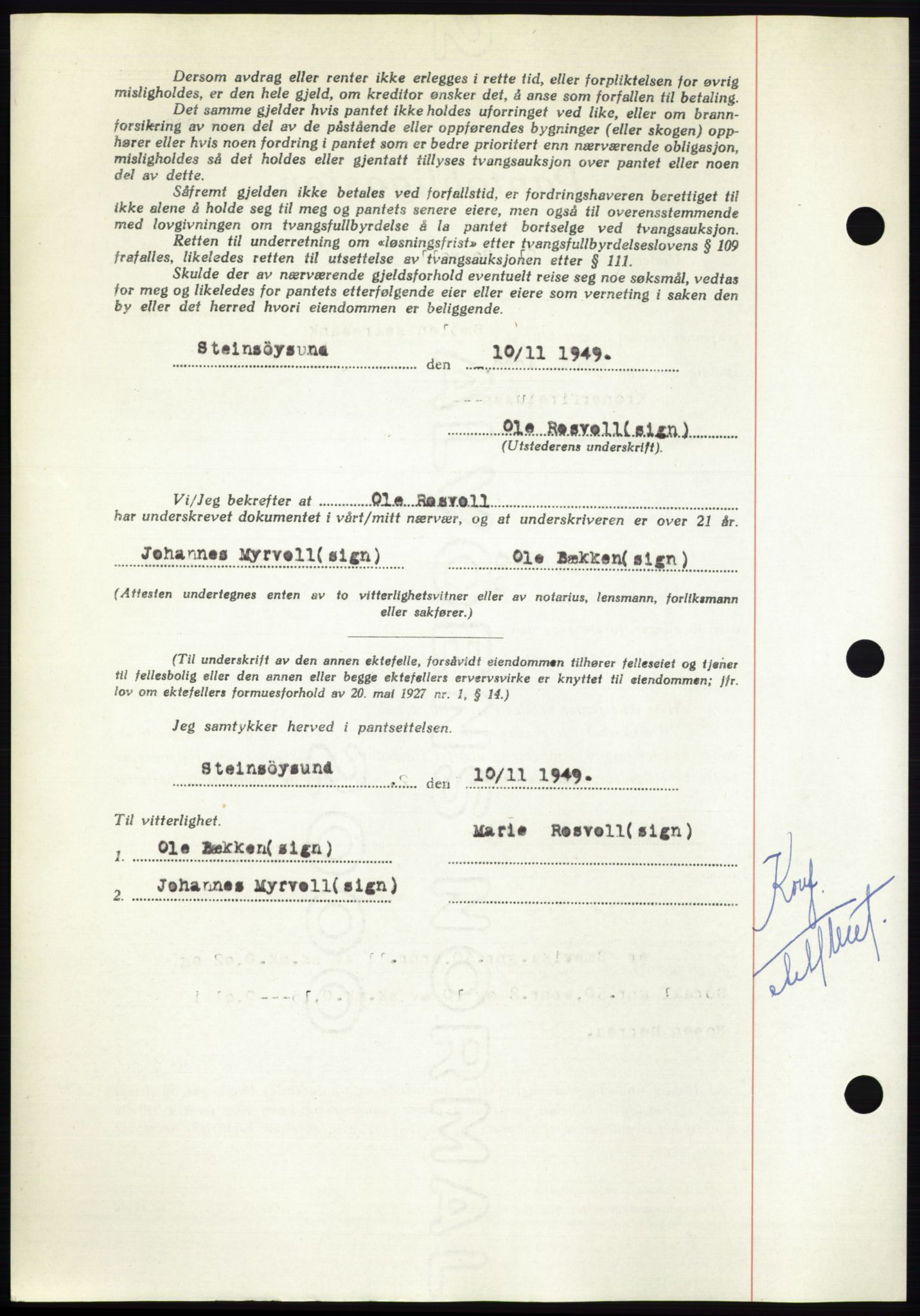 Nordmøre sorenskriveri, AV/SAT-A-4132/1/2/2Ca: Mortgage book no. B104, 1950-1950, Diary no: : 656/1950