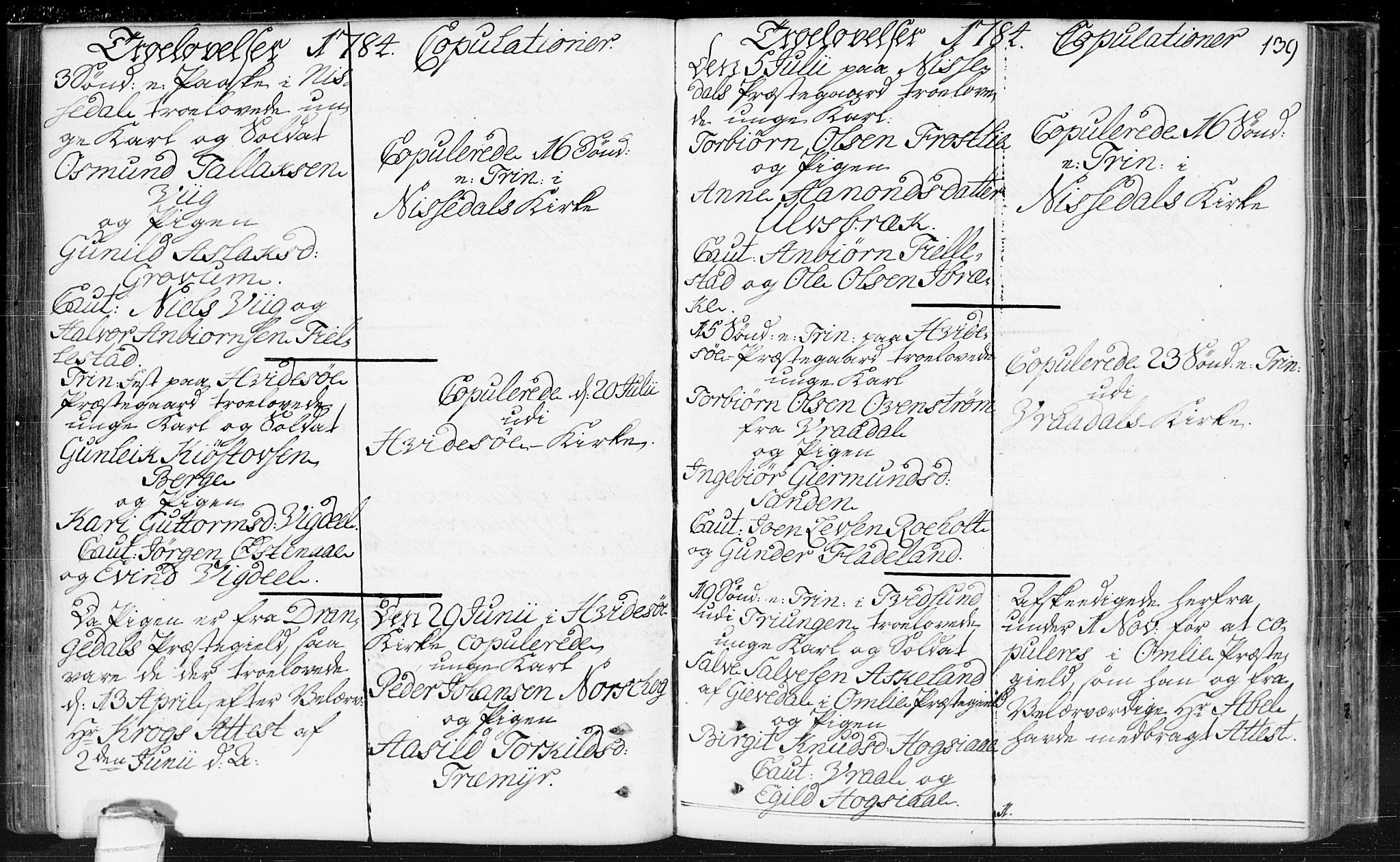 Kviteseid kirkebøker, SAKO/A-276/F/Fa/L0002: Parish register (official) no. I 2, 1773-1786, p. 139