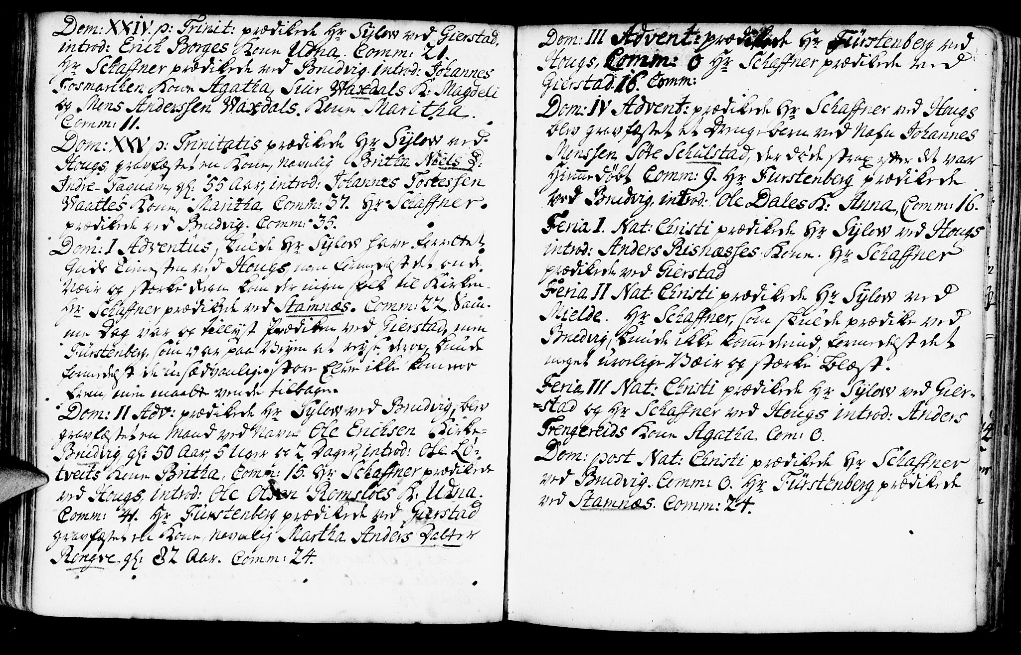 Haus sokneprestembete, AV/SAB-A-75601/H/Haa: Parish register (official) no. A 7, 1748-1766, p. 125