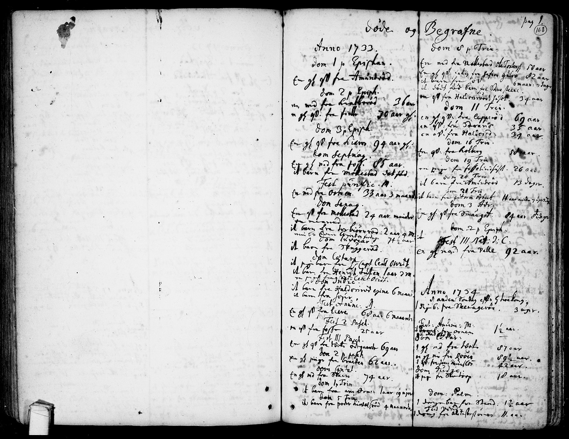 Onsøy prestekontor Kirkebøker, SAO/A-10914/F/Fa/L0001: Parish register (official) no. I 1, 1733-1814, p. 168