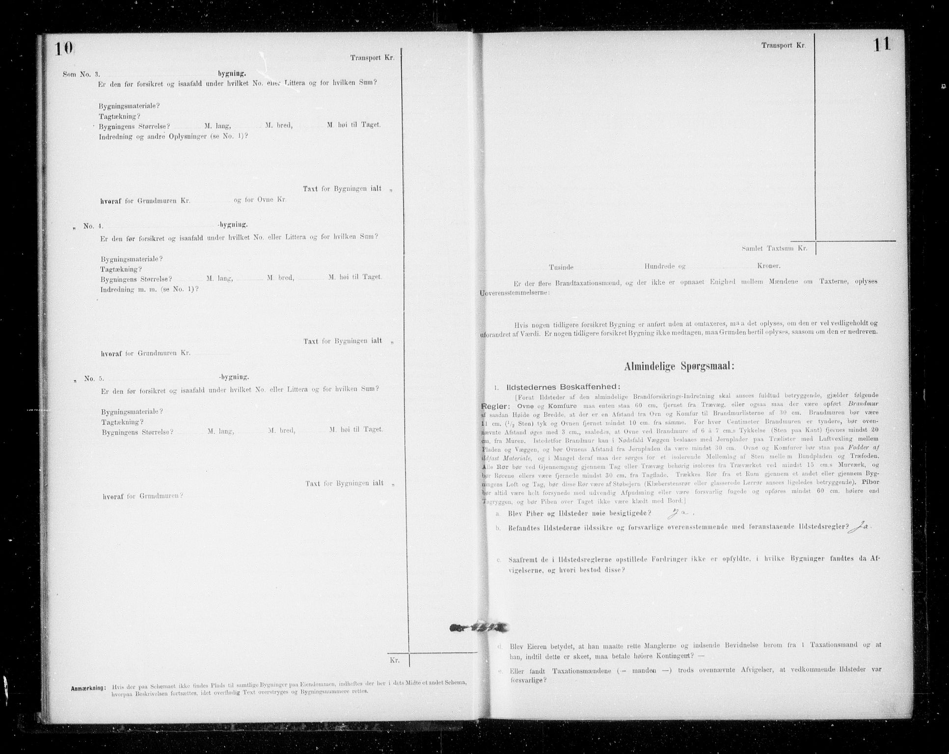 Lensmannen i Jondal, AV/SAB-A-33101/0012/L0005: Branntakstprotokoll, skjematakst, 1894-1951, p. 10-11