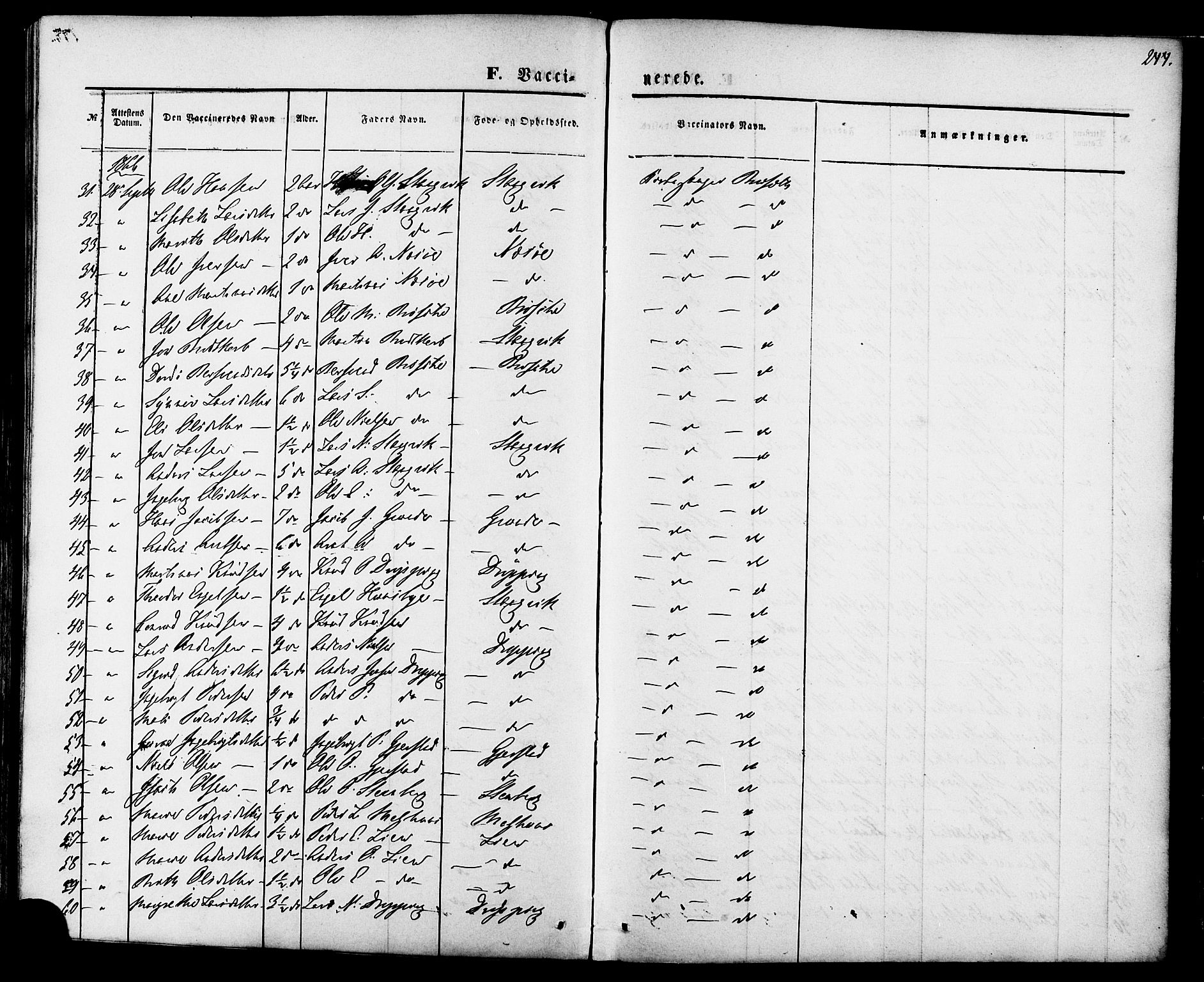 Ministerialprotokoller, klokkerbøker og fødselsregistre - Møre og Romsdal, AV/SAT-A-1454/592/L1027: Parish register (official) no. 592A05, 1865-1878, p. 244