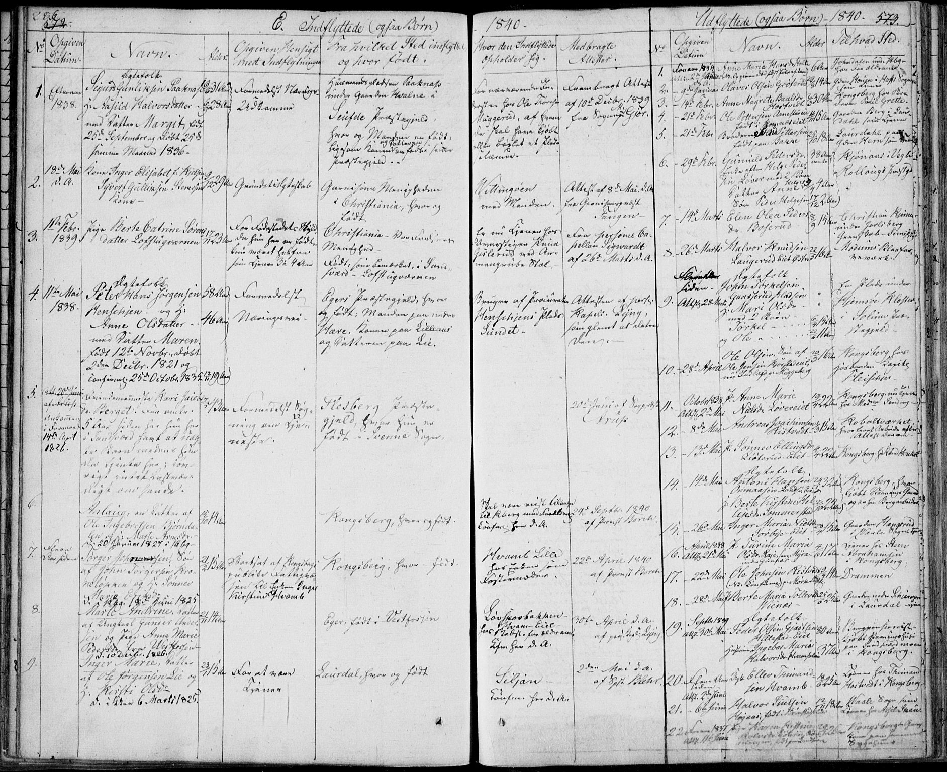 Sandsvær kirkebøker, AV/SAKO-A-244/F/Fa/L0005: Parish register (official) no. I 5, 1840-1856, p. 572-573