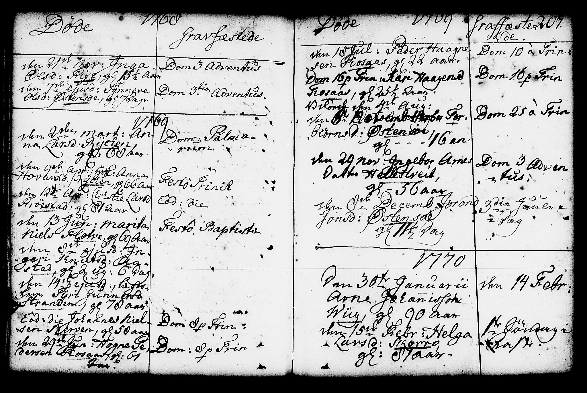 Kvam sokneprestembete, AV/SAB-A-76201/H/Haa: Parish register (official) no. A 4, 1743-1795, p. 207