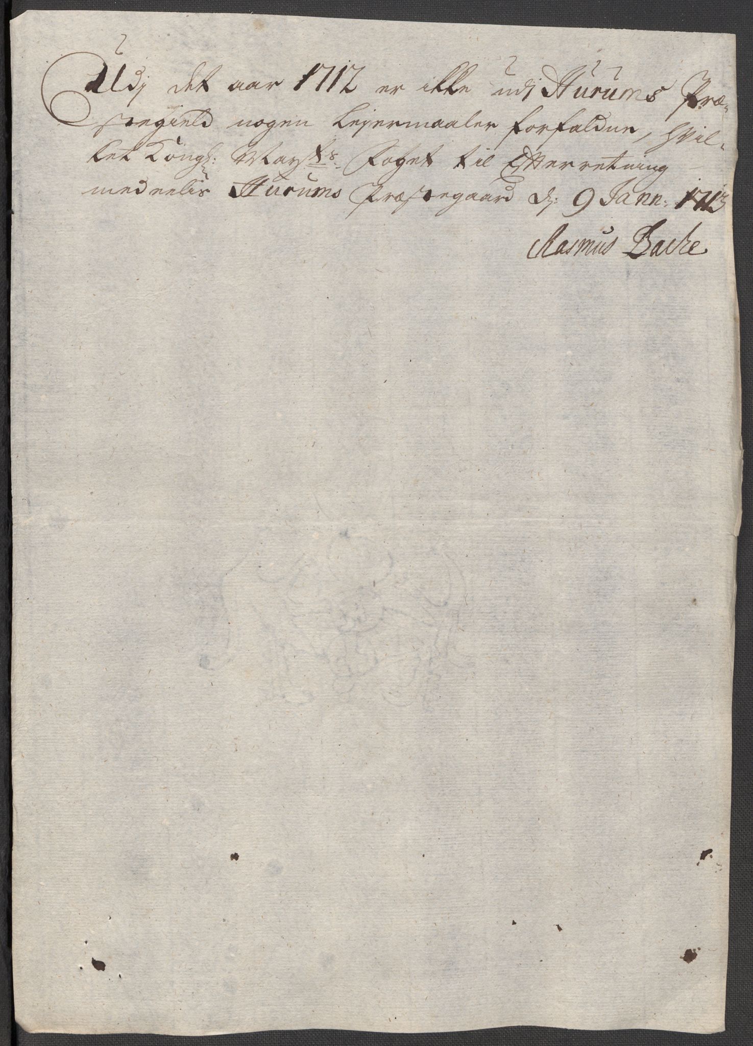 Rentekammeret inntil 1814, Reviderte regnskaper, Fogderegnskap, RA/EA-4092/R31/L1707: Fogderegnskap Hurum, Røyken, Eiker, Lier og Buskerud, 1712, p. 253
